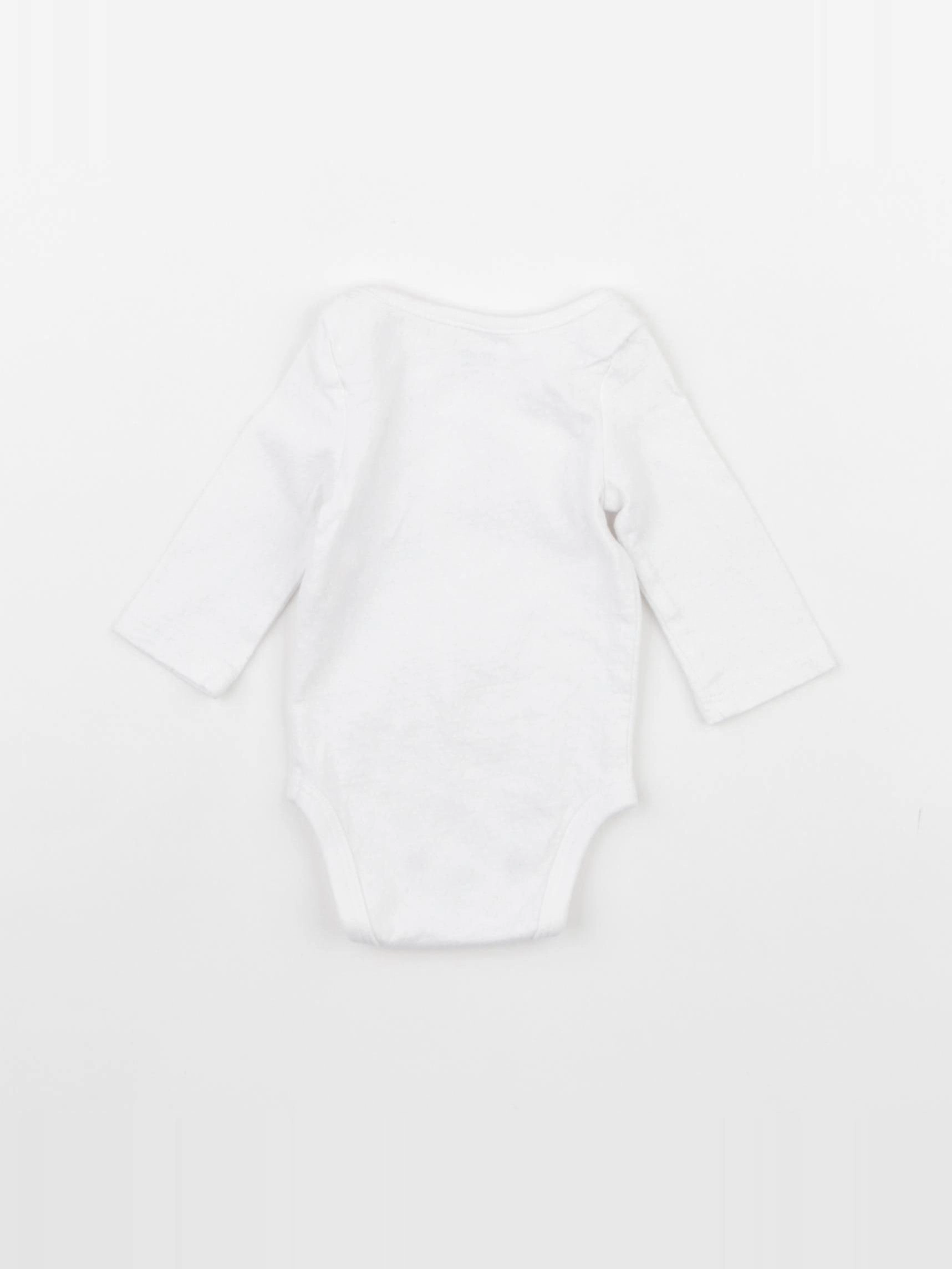 Obaïbi - body blanc - 0 mois