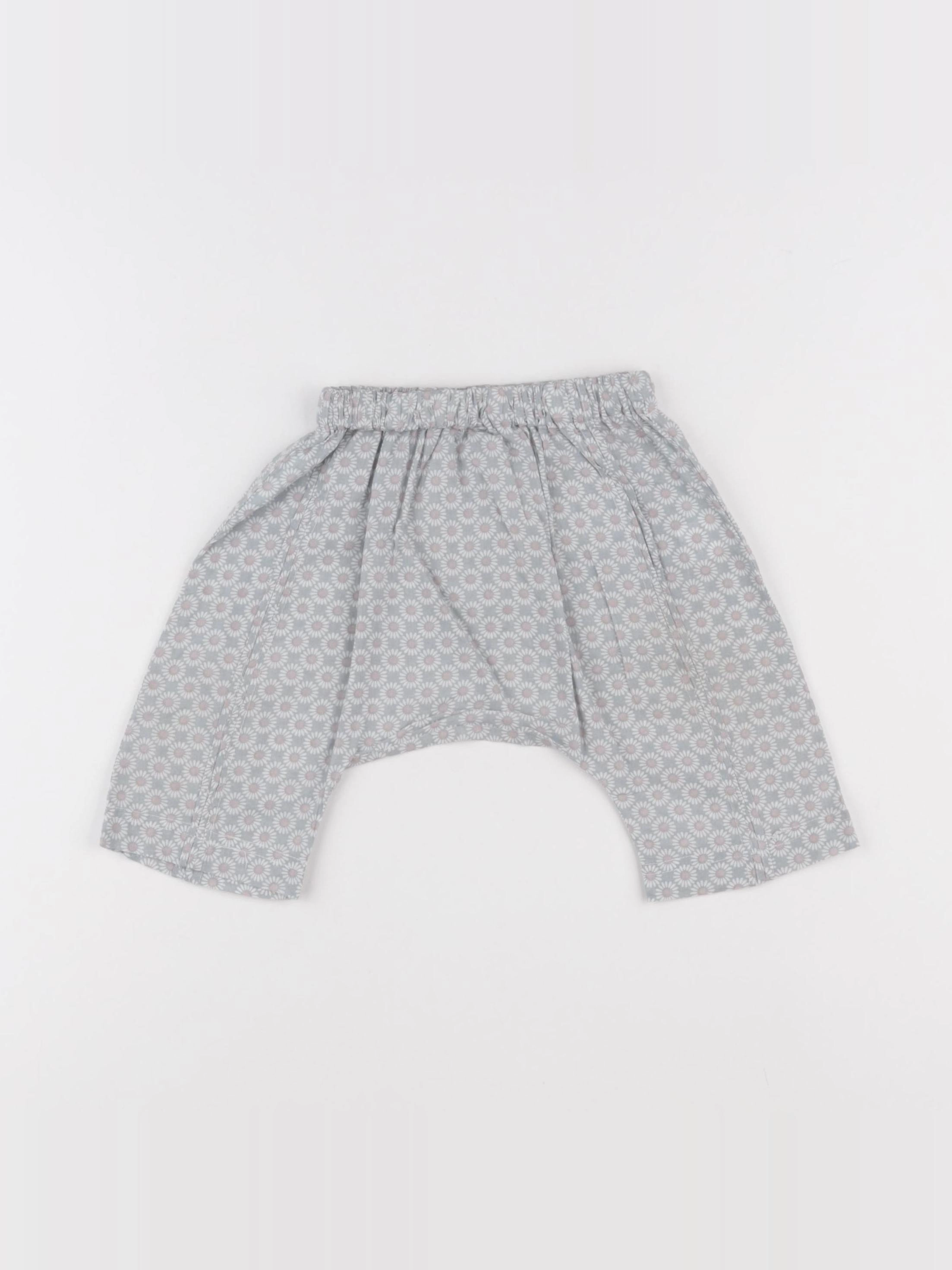 TroiZenfants - sarouel bleu - 6 mois