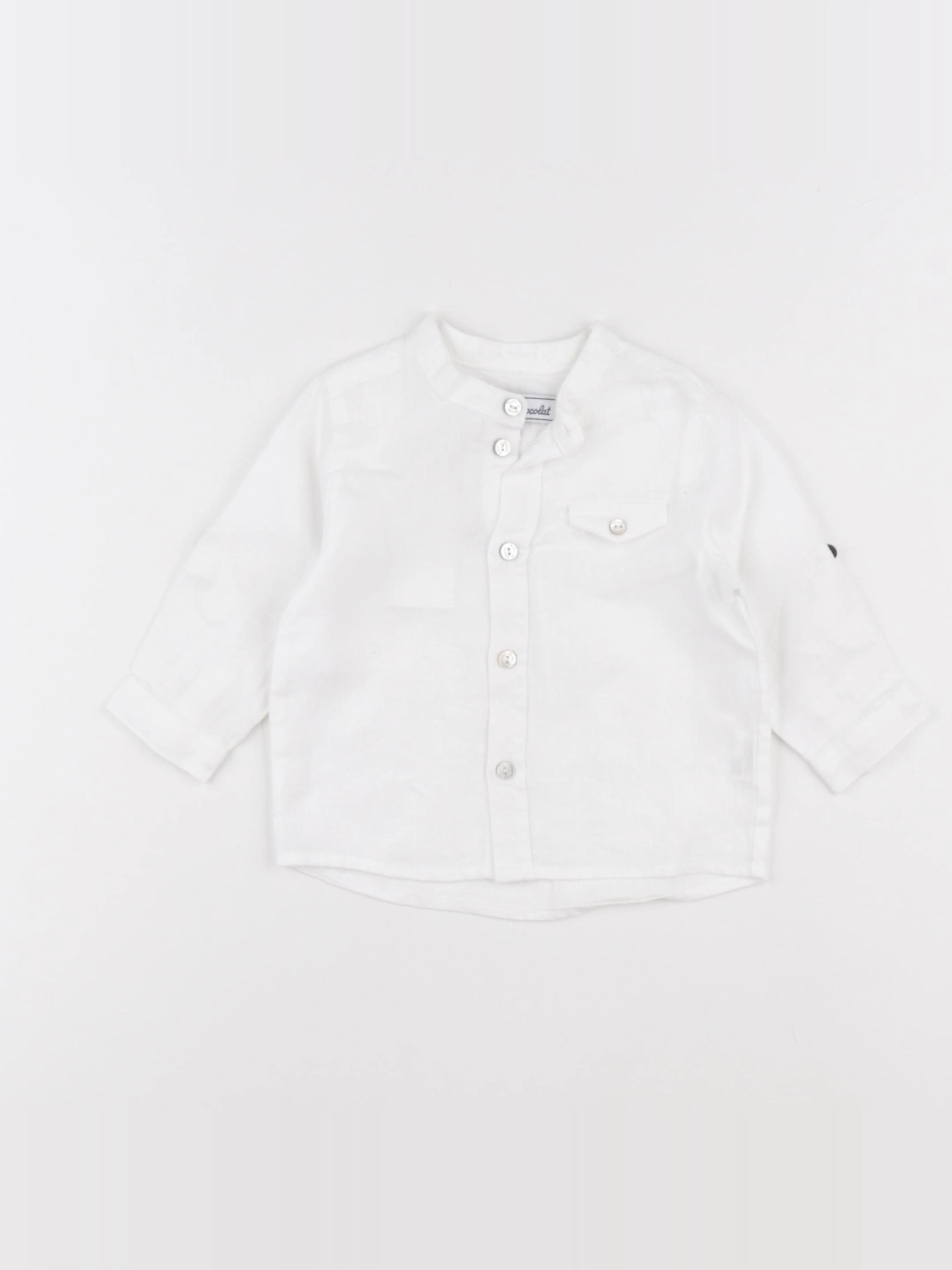 Tartine & Chocolat - chemise blanc - 12 mois