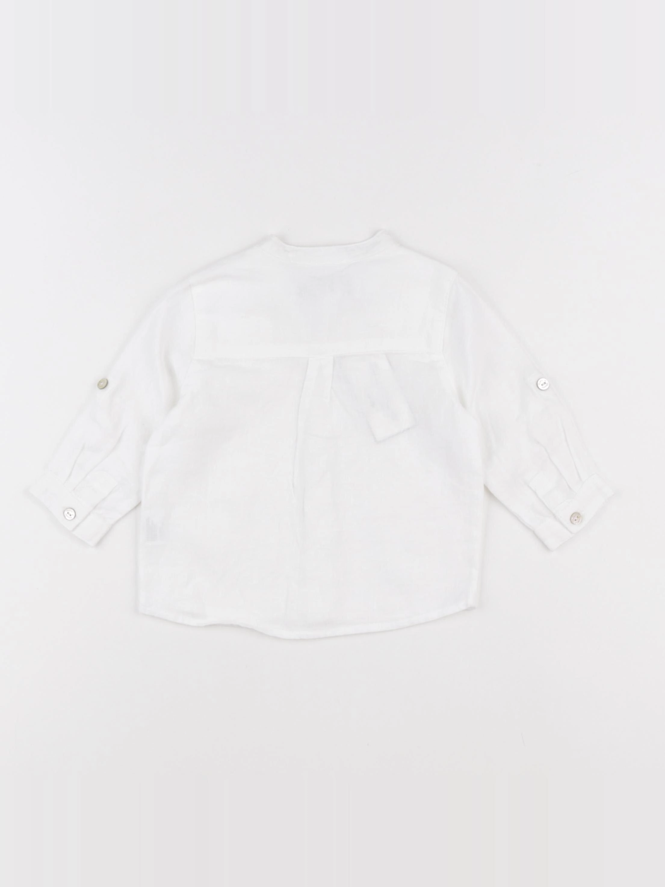 Tartine & Chocolat - chemise blanc - 12 mois