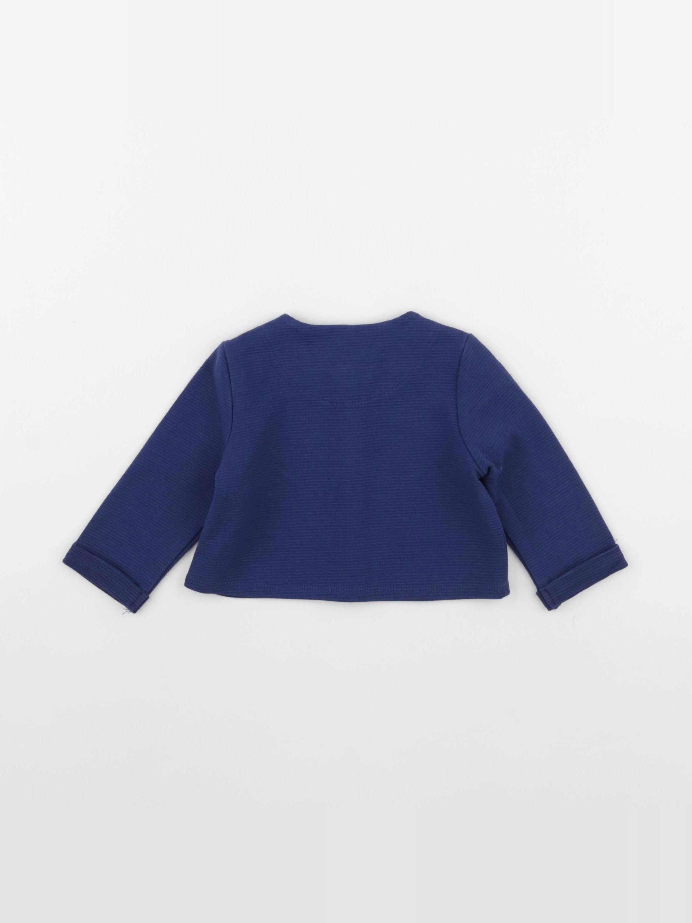 Sergent Major - gilet bleu - 6 mois