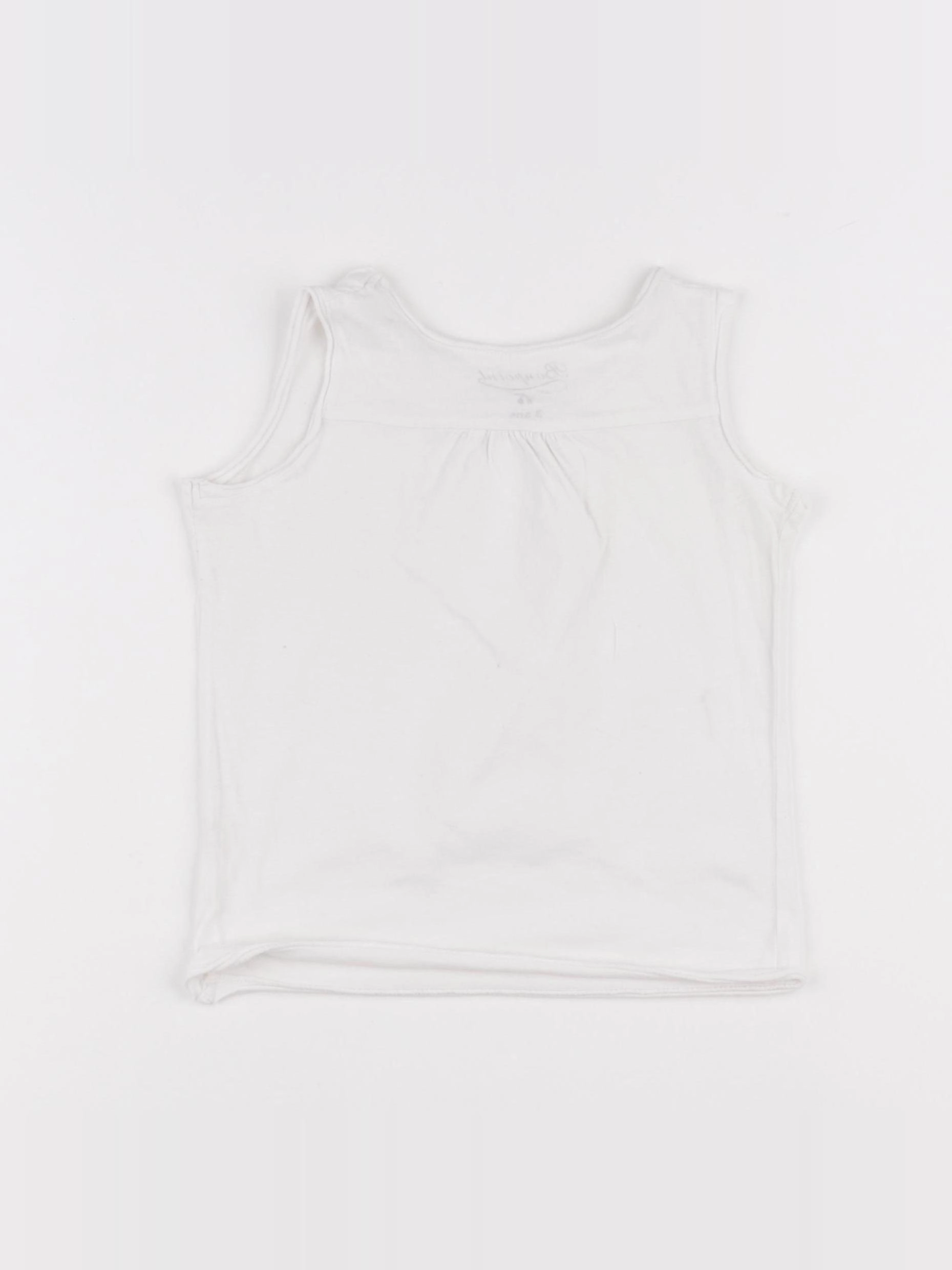 Bonpoint - tee-shirt blanc - 3 ans