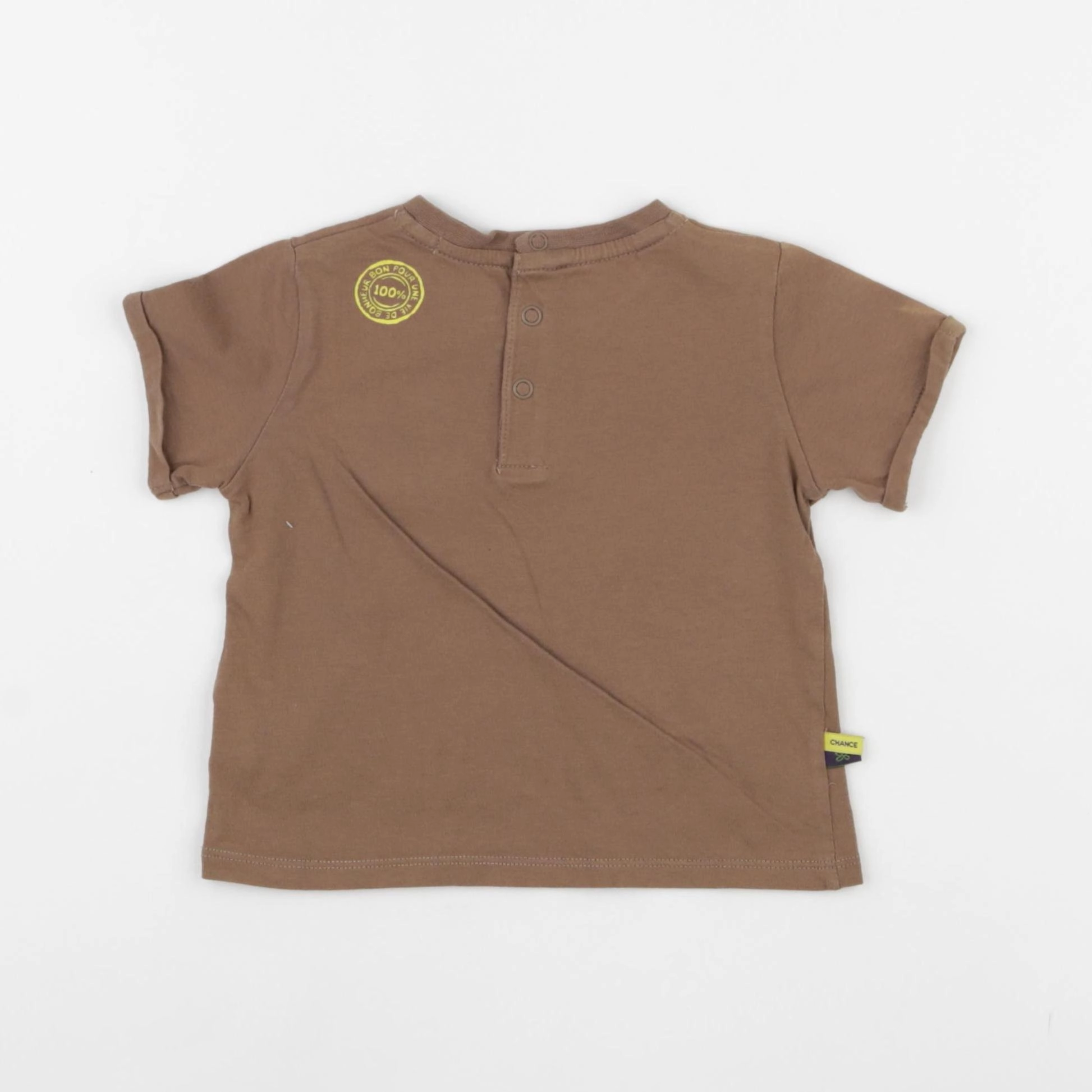 DPAM - tee-shirt marron - 12 mois