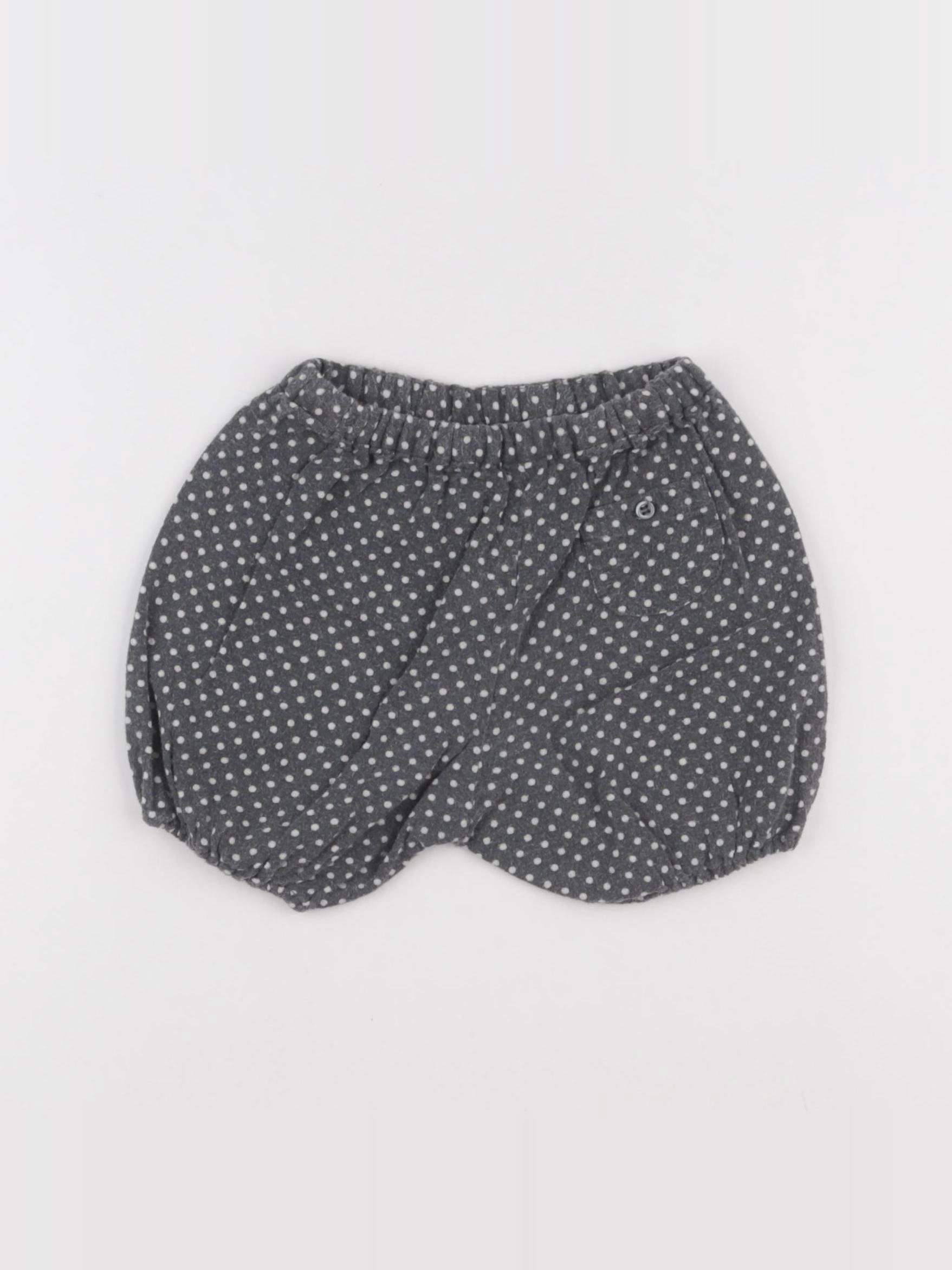 Bonpoint - bloomer gris - 12 mois