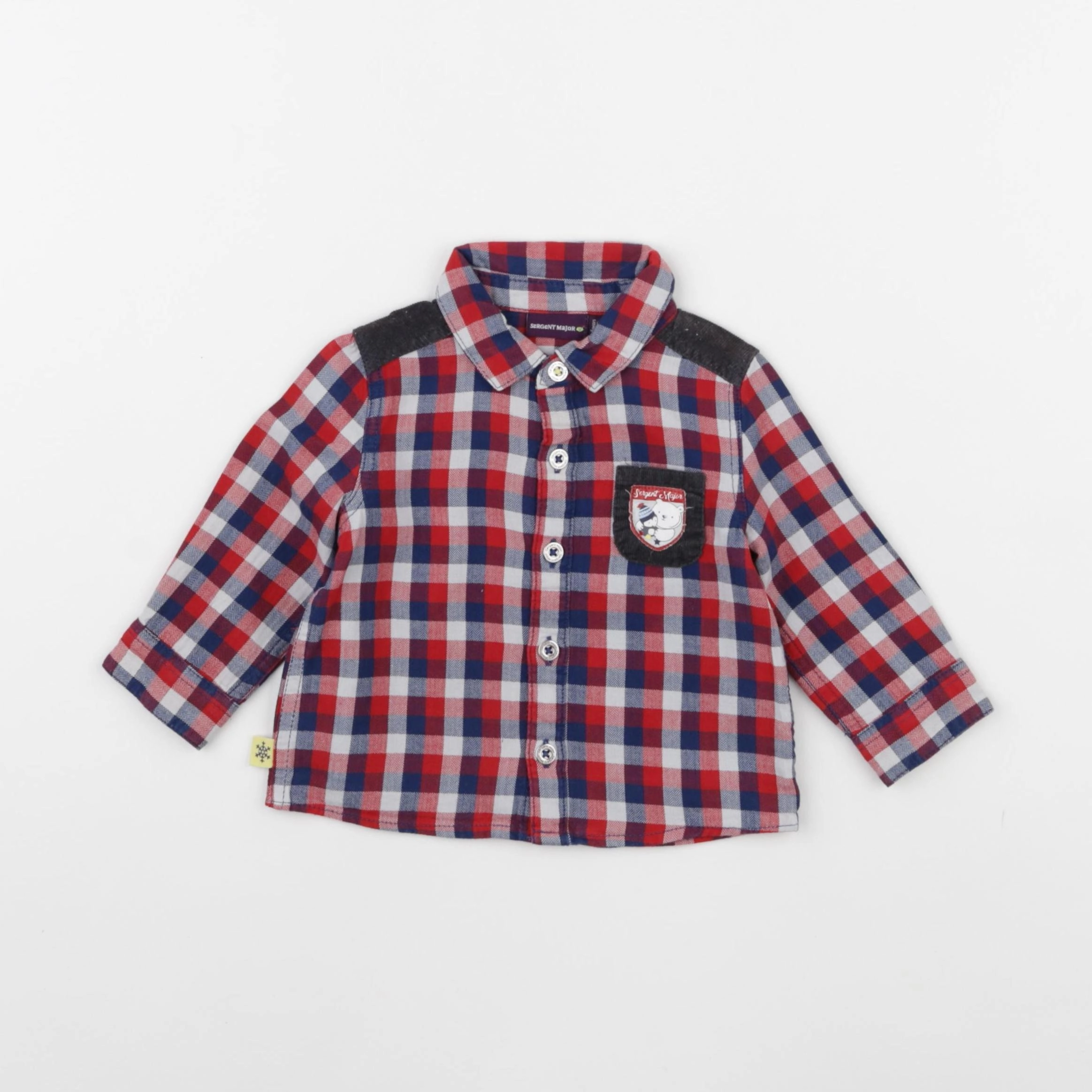 Sergent Major - chemise multicolore - 6 mois