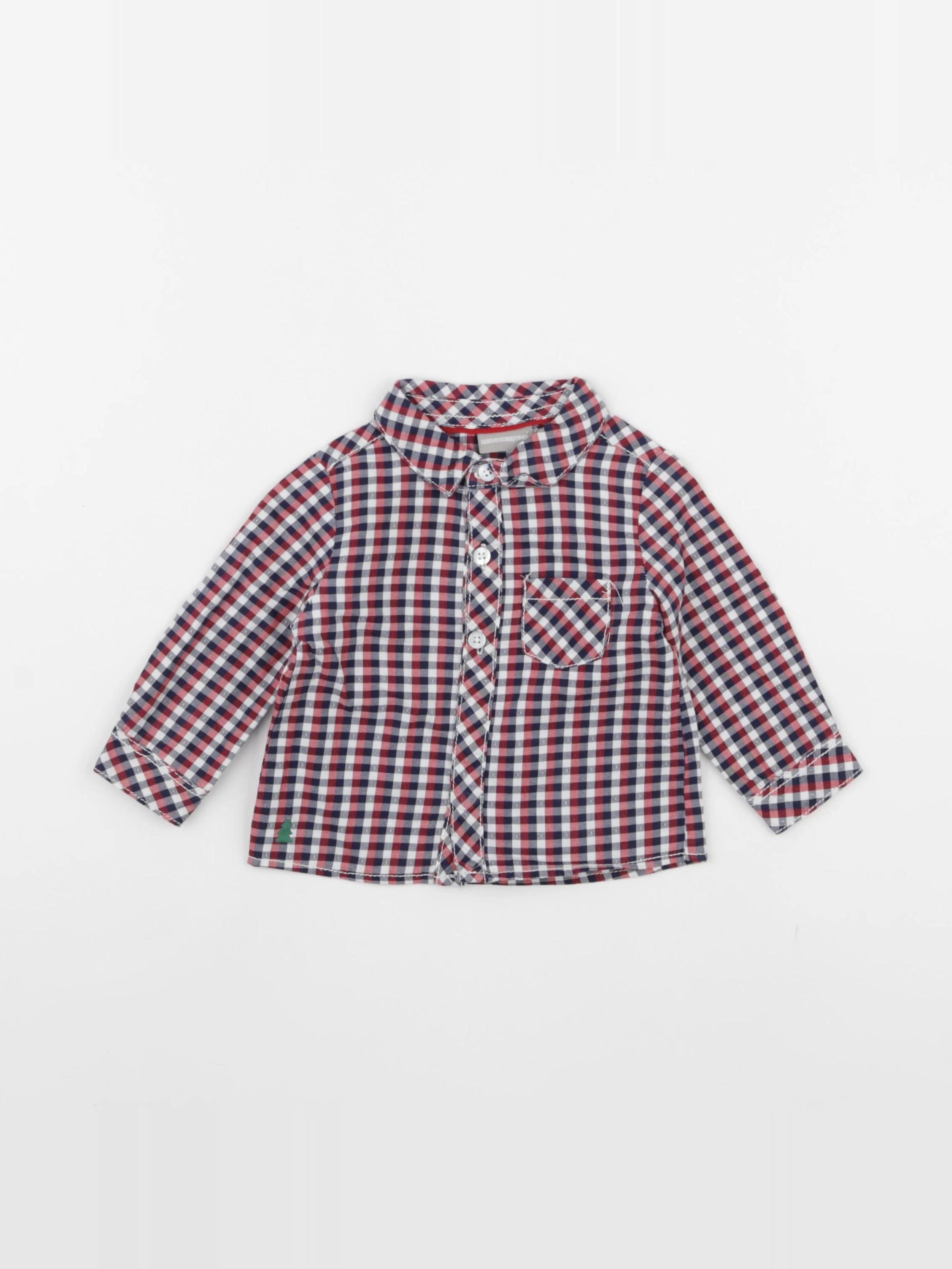 Sergent Major - chemise multicolore - 6 mois