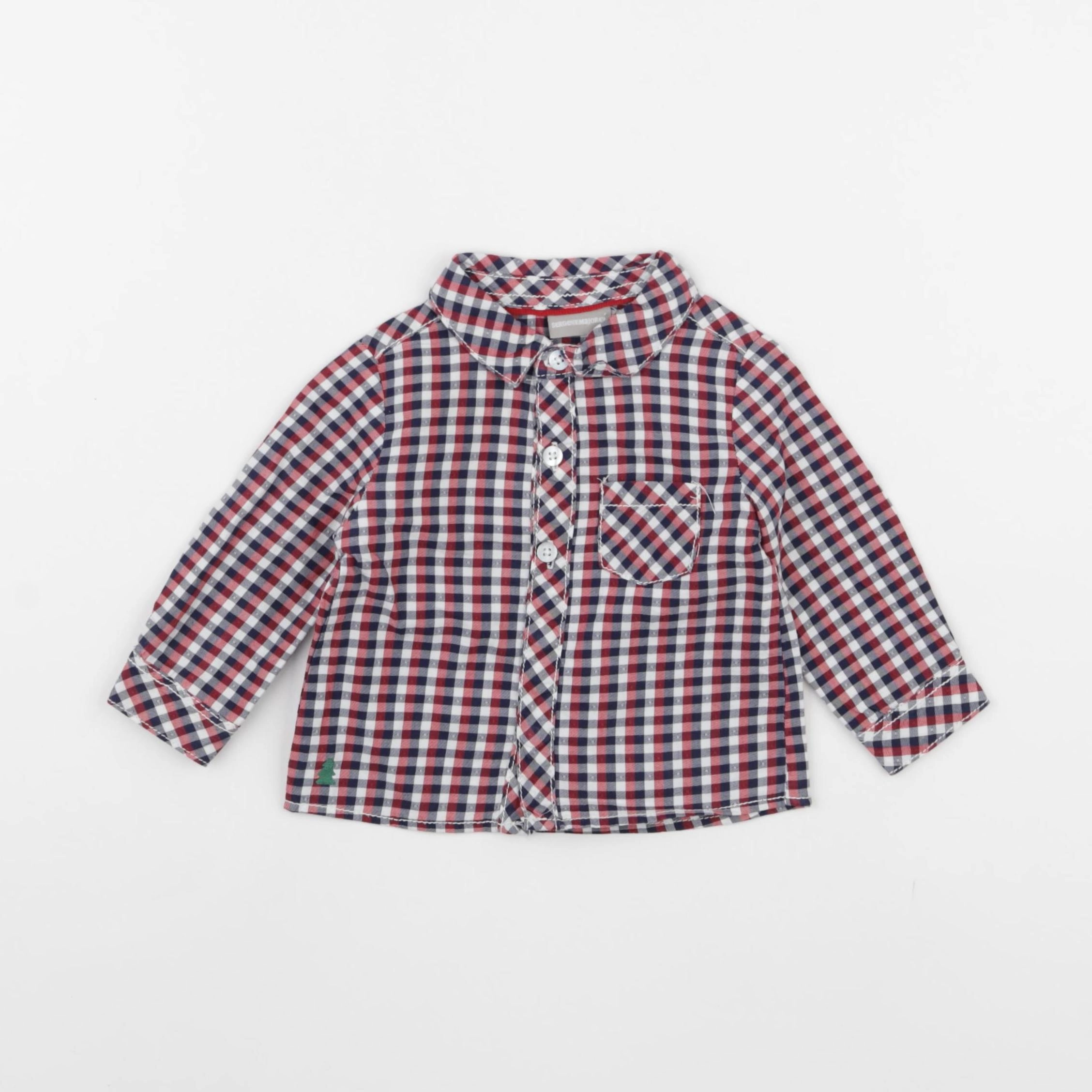 Sergent Major - chemise multicolore - 6 mois
