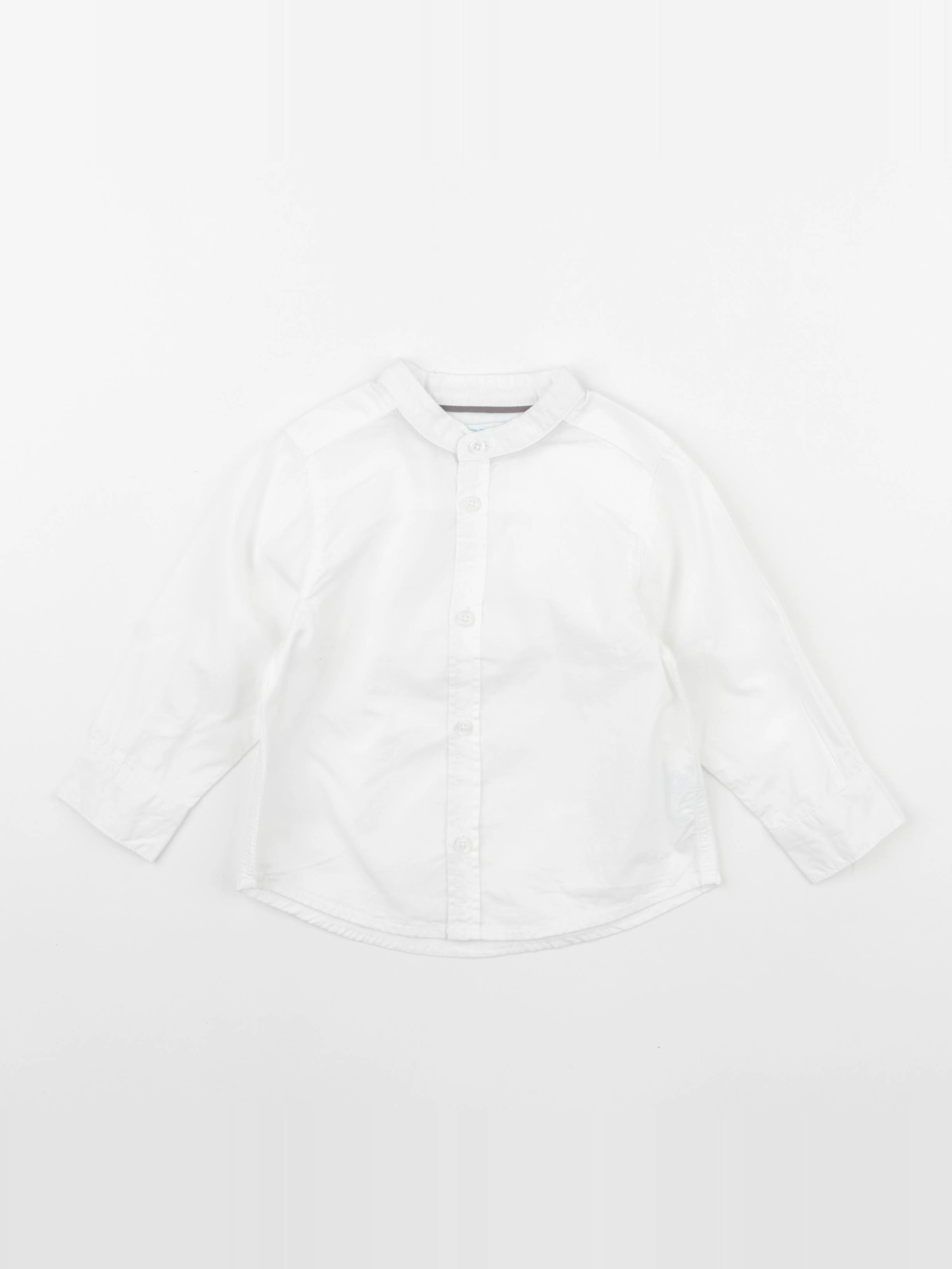 Obaïbi - chemise blanc - 18 mois