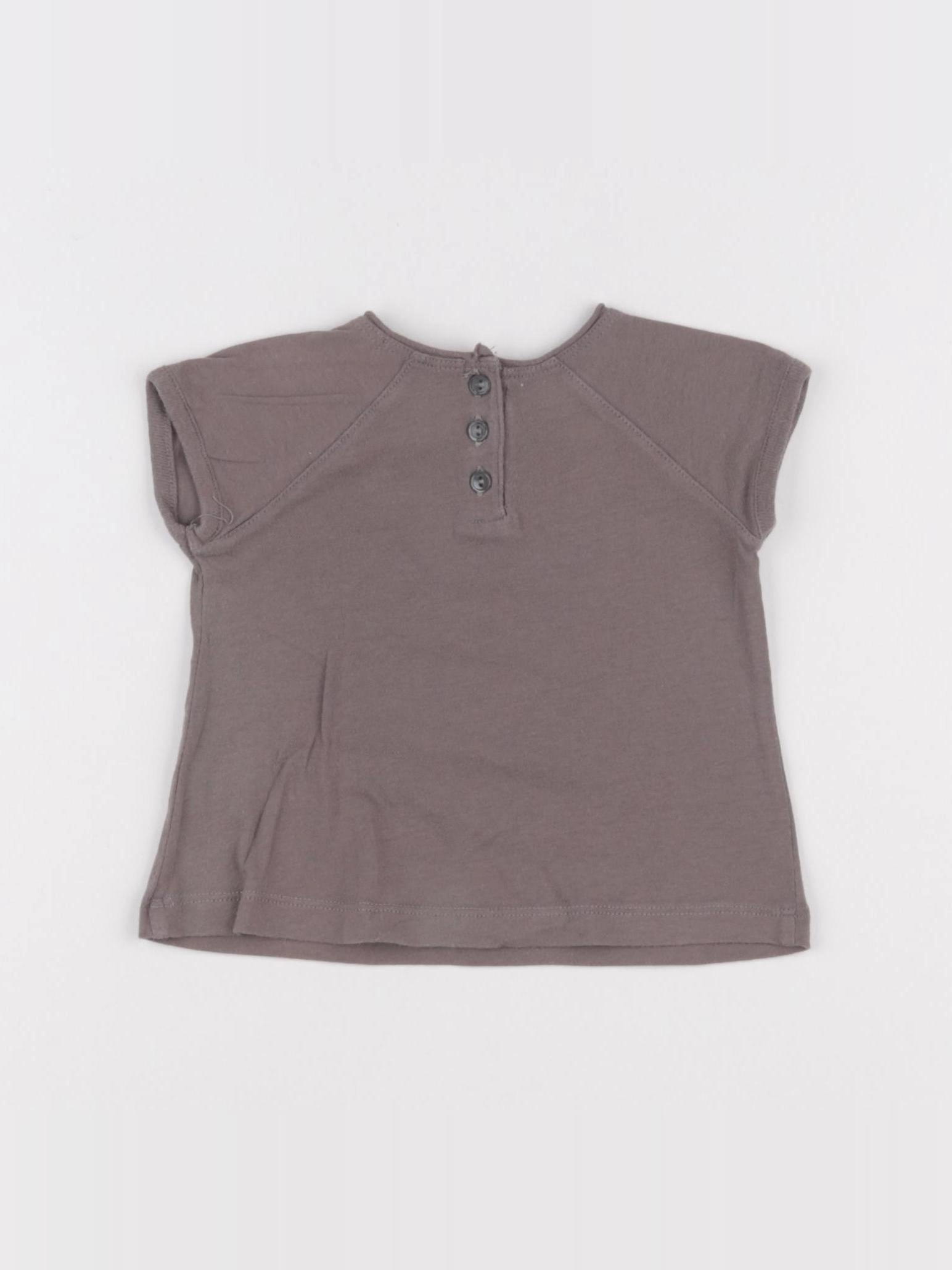 Bonpoint - tee-shirt marron - 3 mois