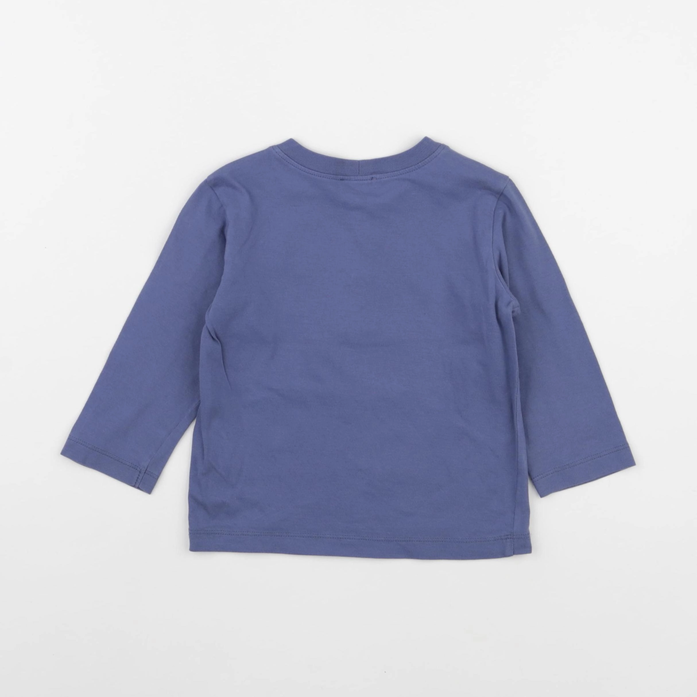 Benetton - tee-shirt bleu - 12 mois