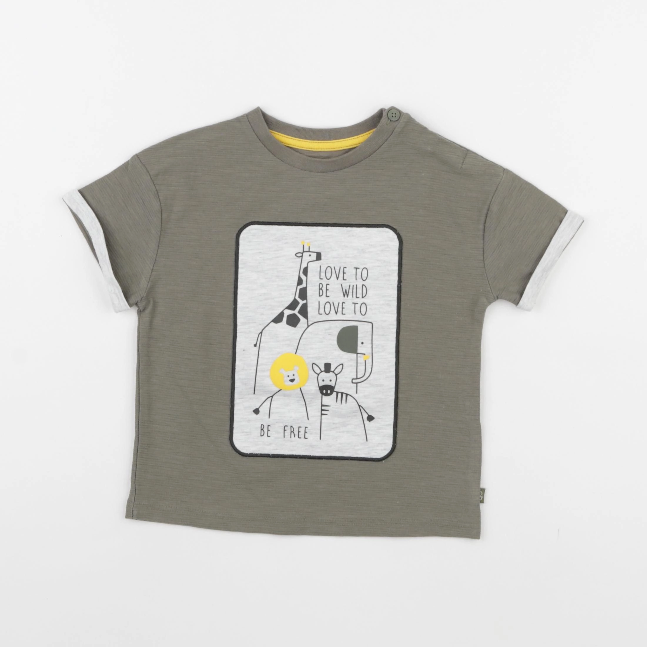 Obaïbi - tee-shirt vert - 18 mois