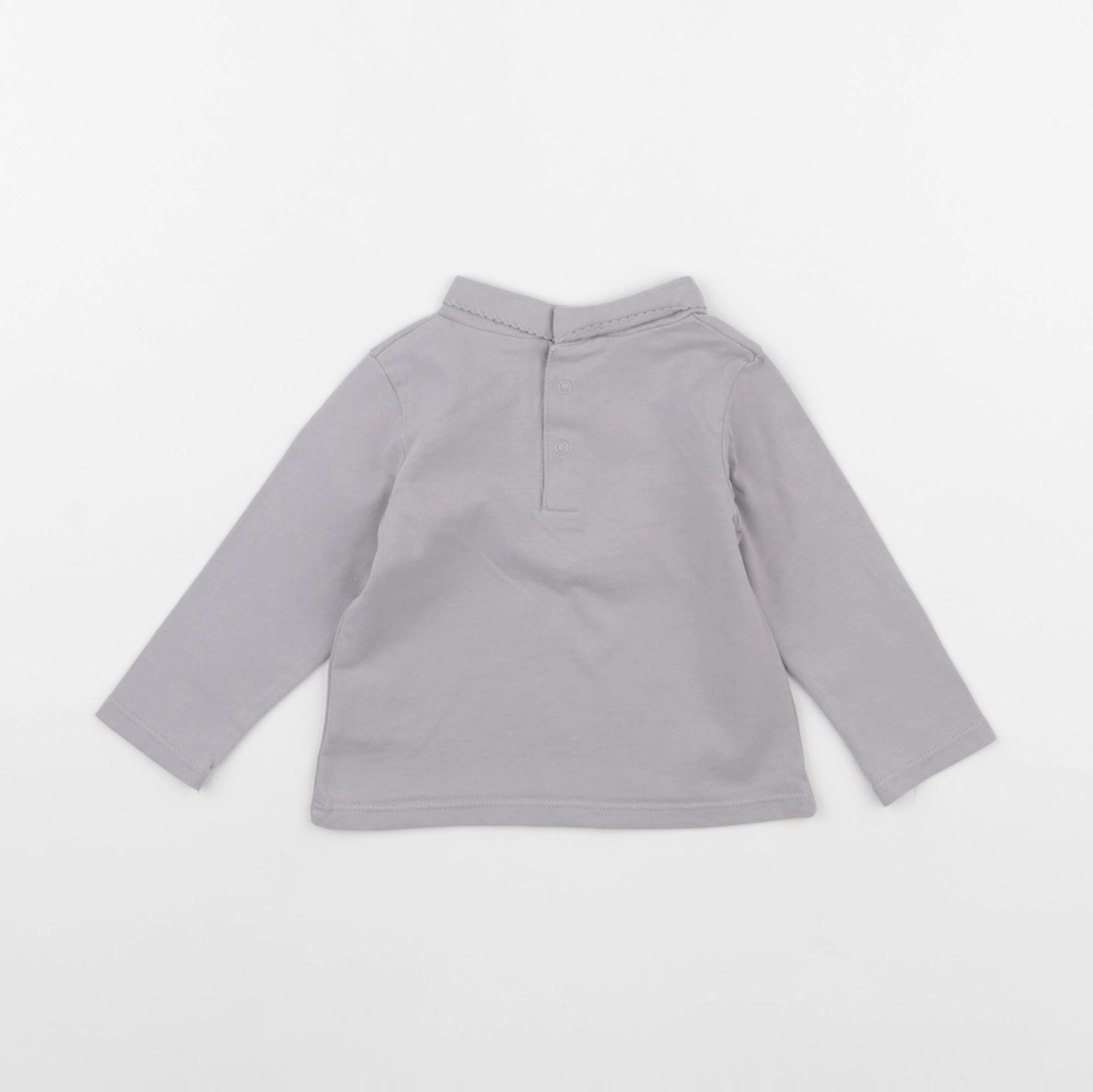 Obaïbi - sous-pull gris - 12 mois