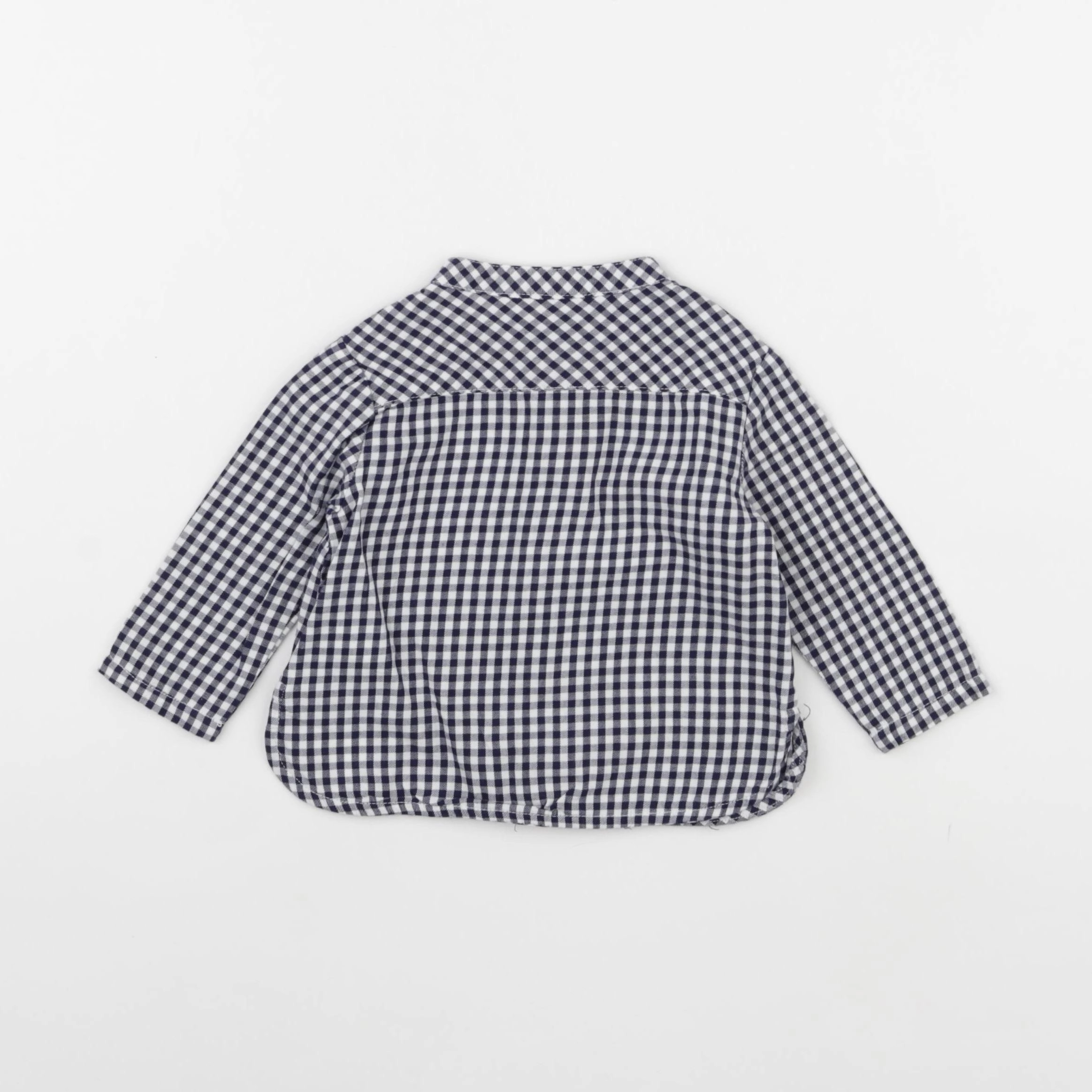 Sergent Major - chemise blanc, bleu - 6 mois