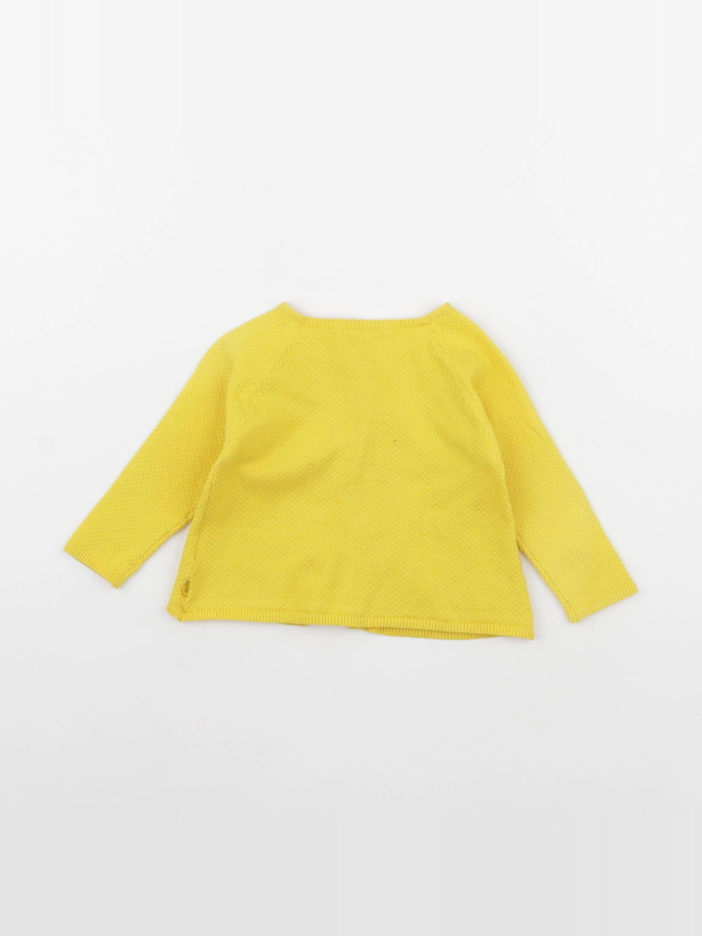 Obaïbi - gilet jaune - 6 mois
