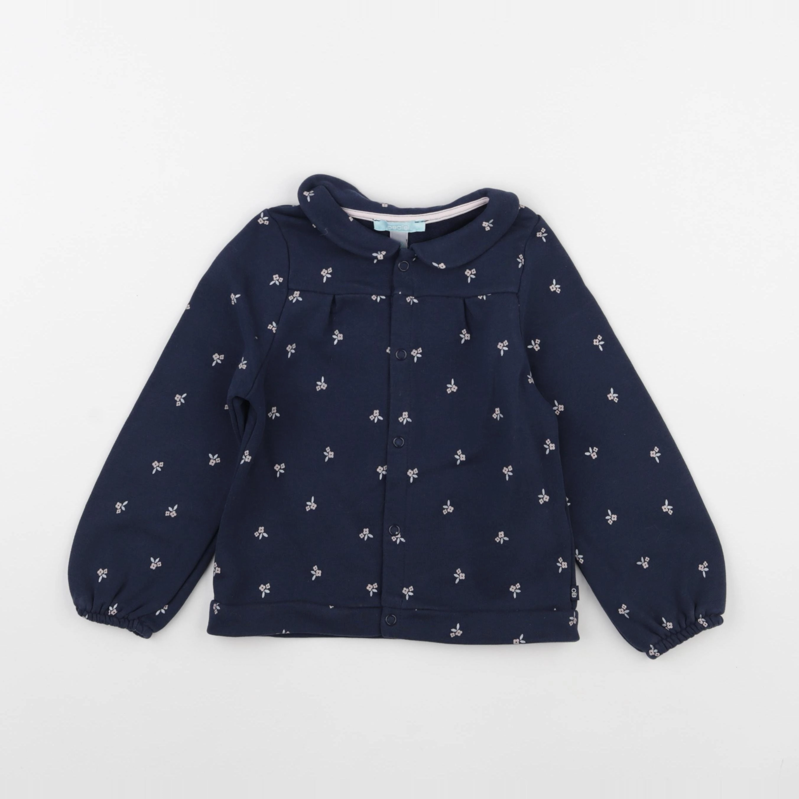 Obaïbi - sweat bleu - 3 ans
