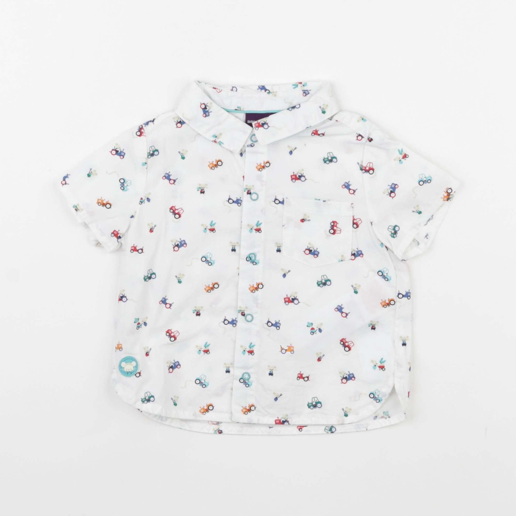 Sergent Major - chemise blanc - 12 mois