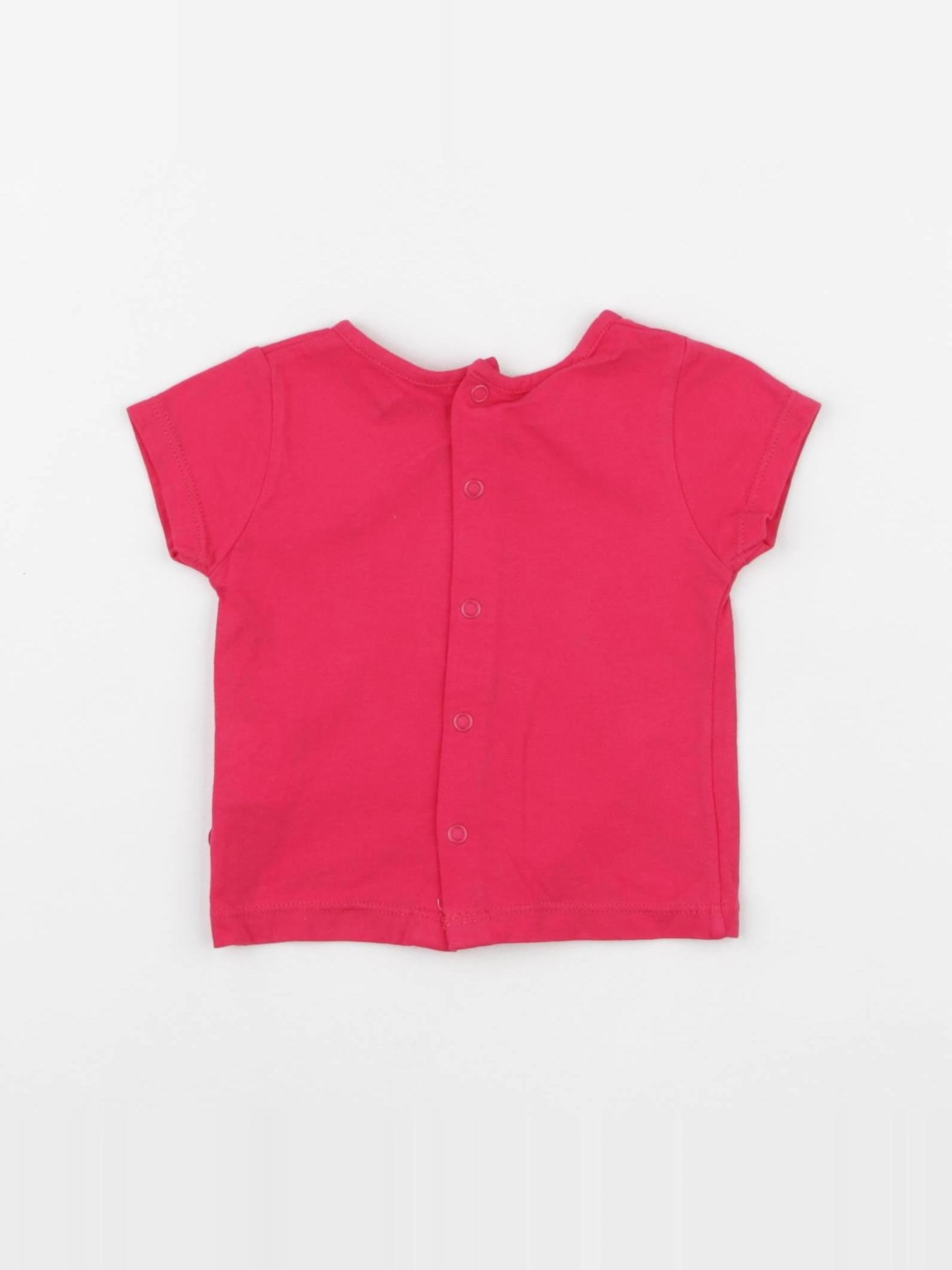 Obaïbi - tee-shirt rose - 3 mois