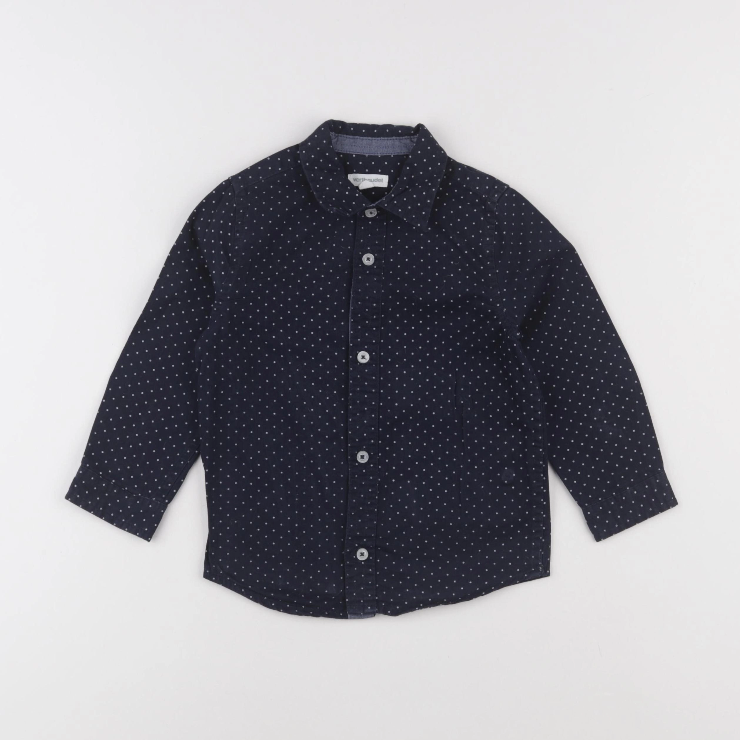 Vertbaudet - chemise bleu - 3 ans