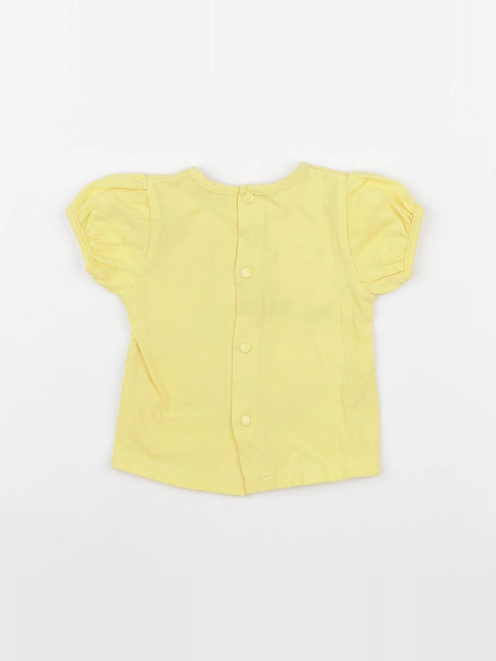 DPAM - tee-shirt jaune - 3 mois