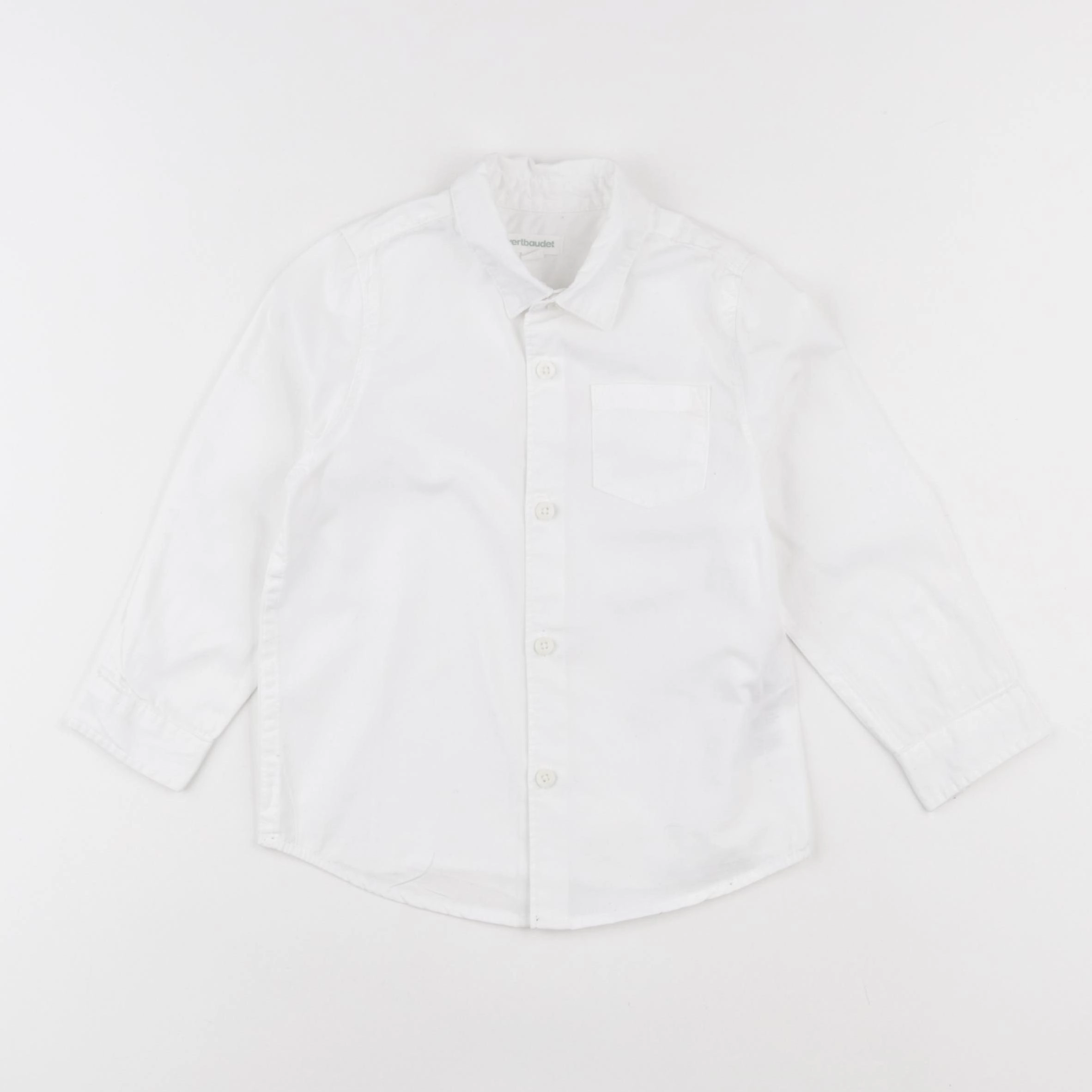 Vertbaudet - chemise blanc - 3 ans