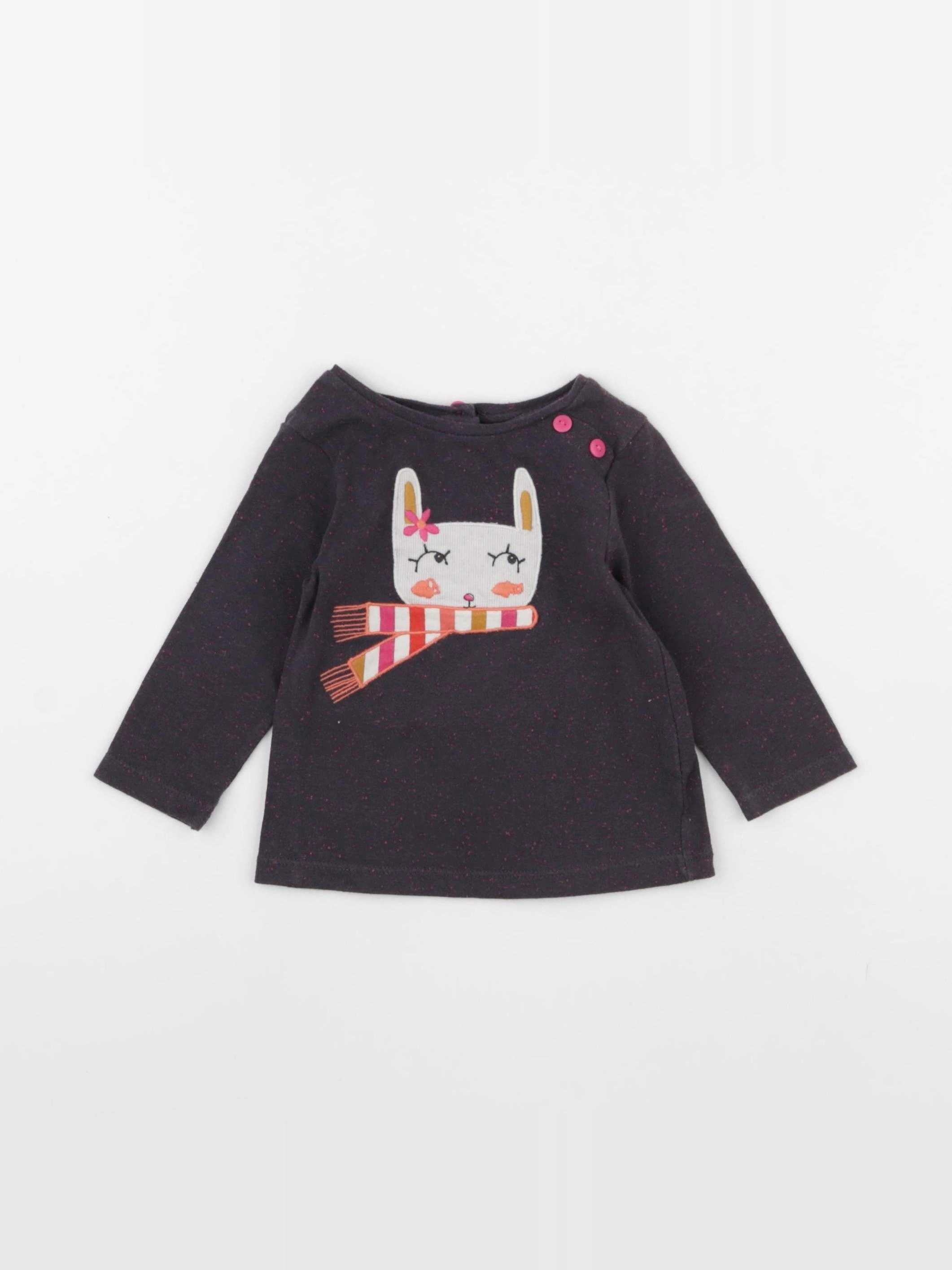 DPAM - tee-shirt multicolore - 6 mois
