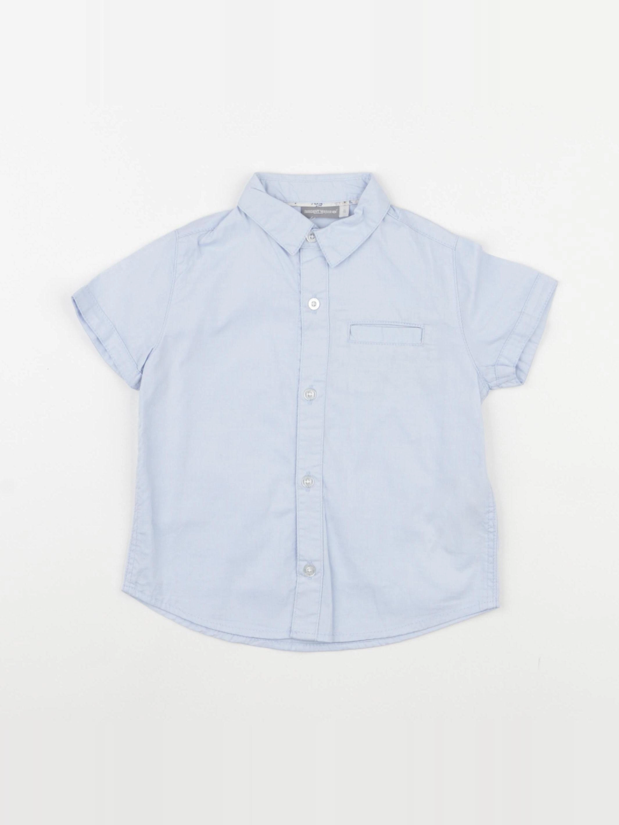 Sergent Major - chemise bleu - 2 ans