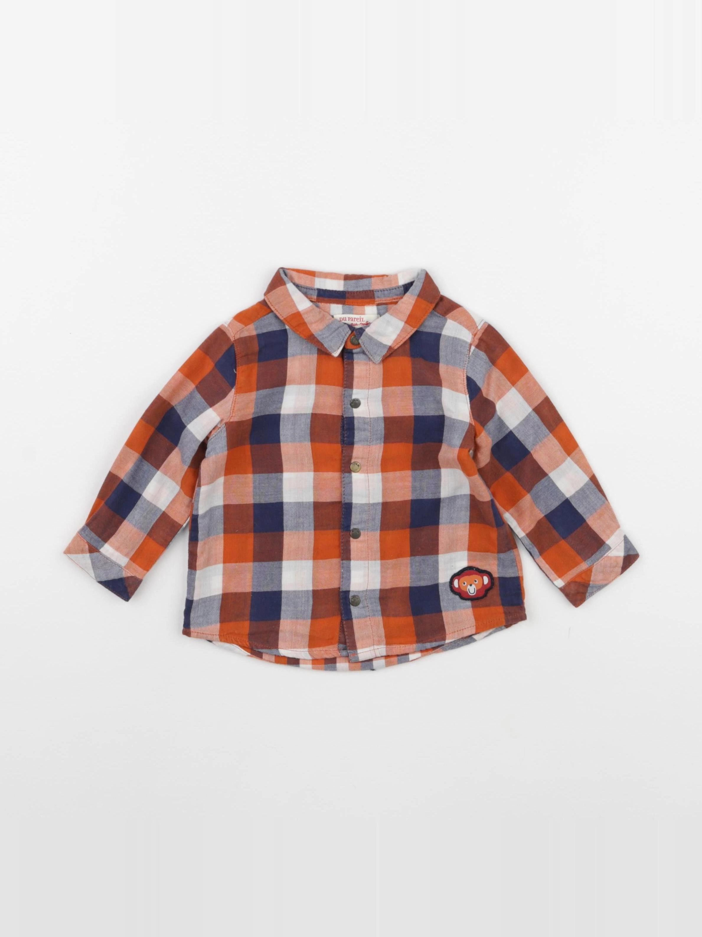 DPAM - chemise multicolore - 9 mois