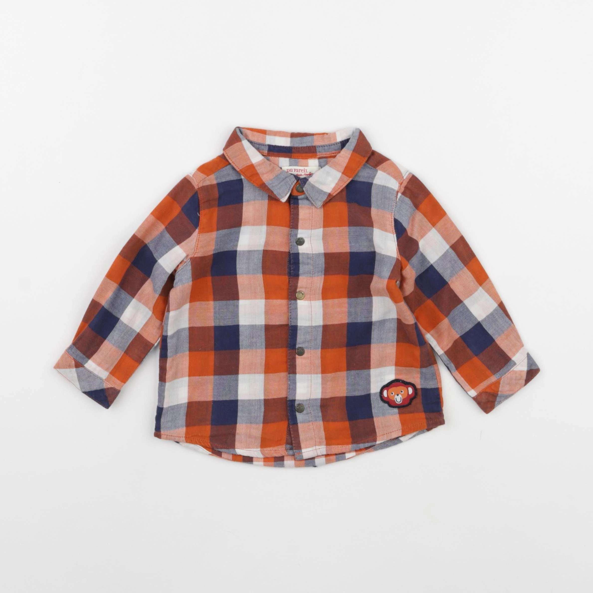 DPAM - chemise multicolore - 9 mois