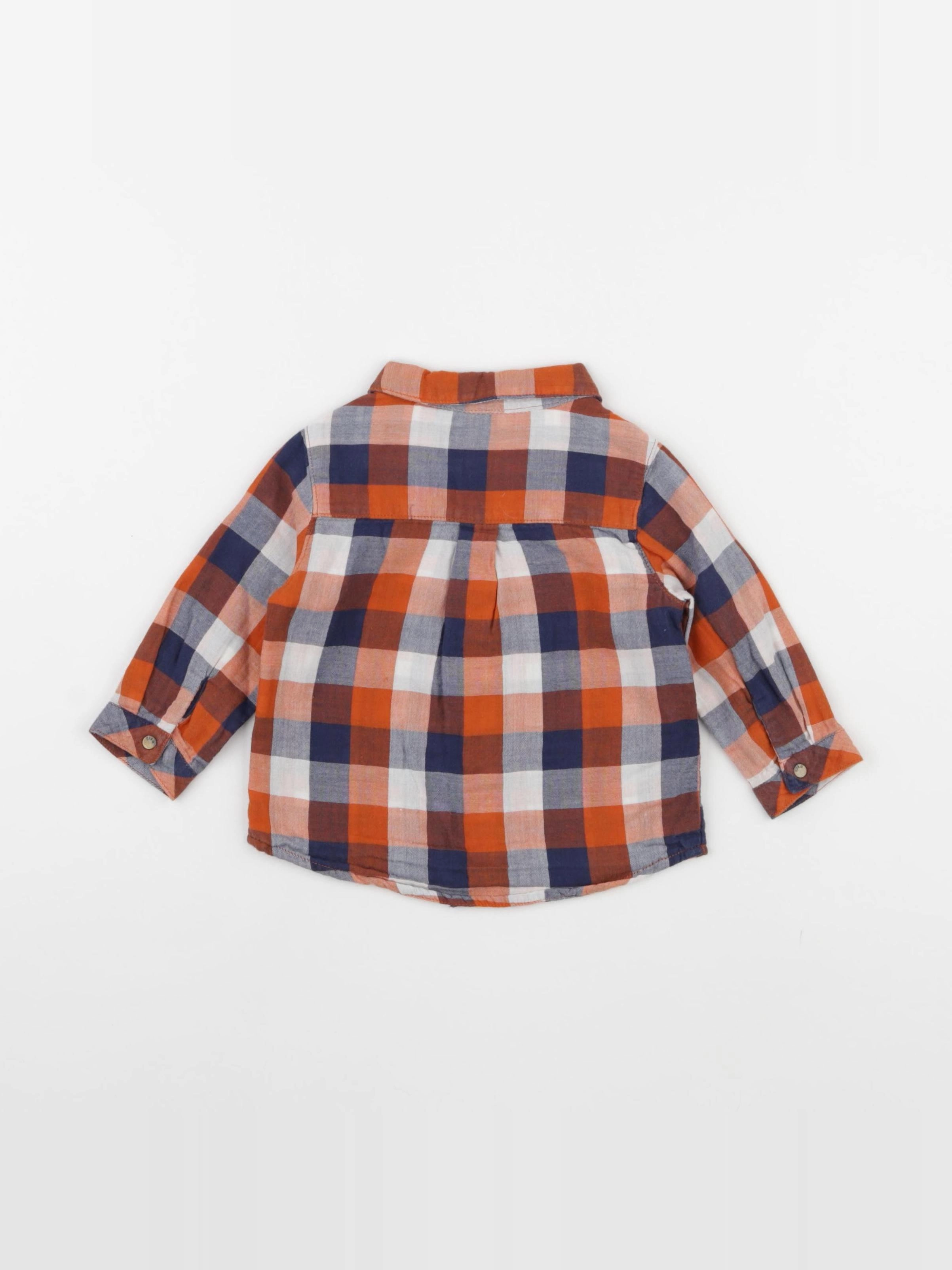DPAM - chemise multicolore - 9 mois