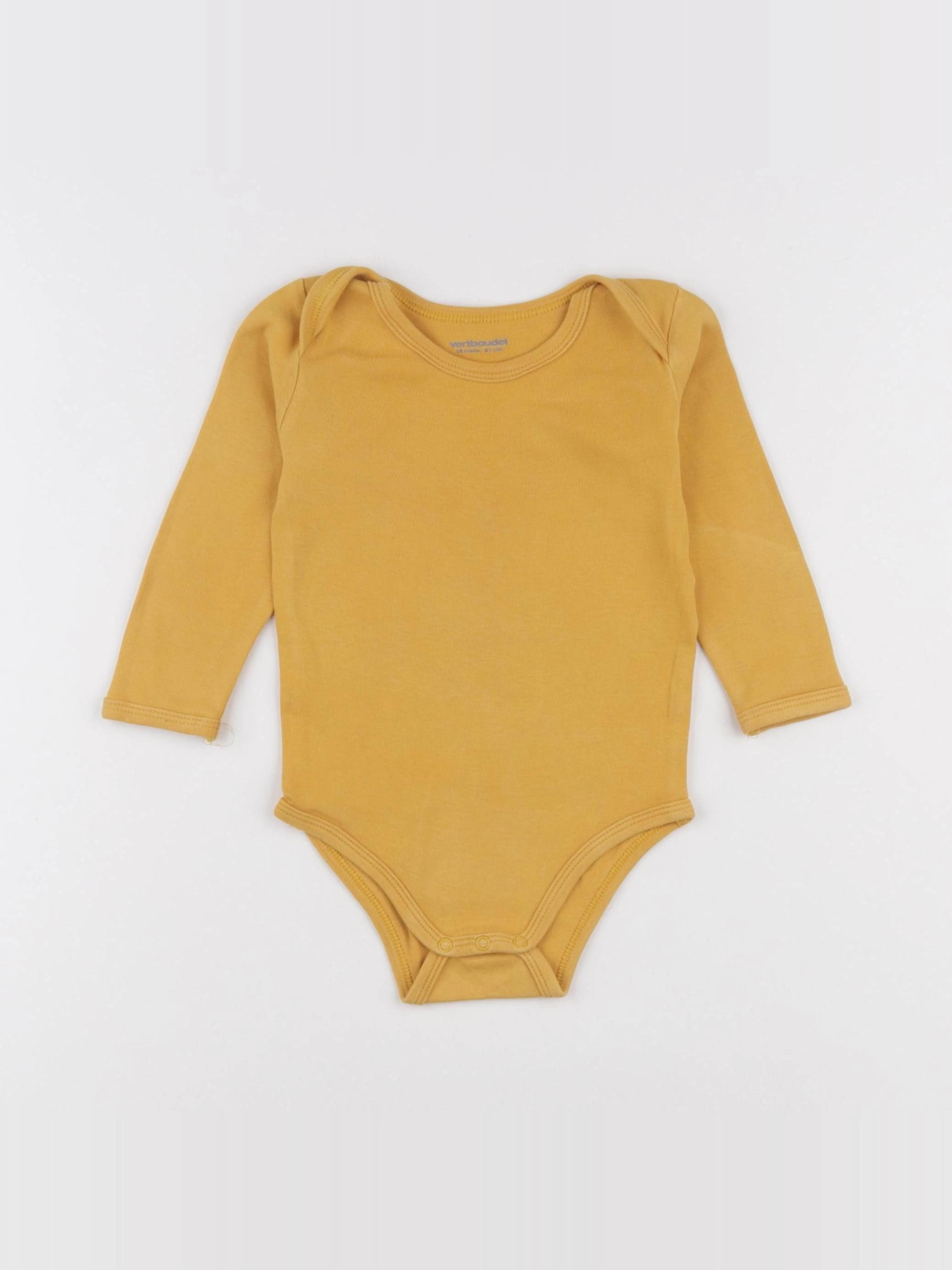 Vertbaudet - body jaune - 18 mois
