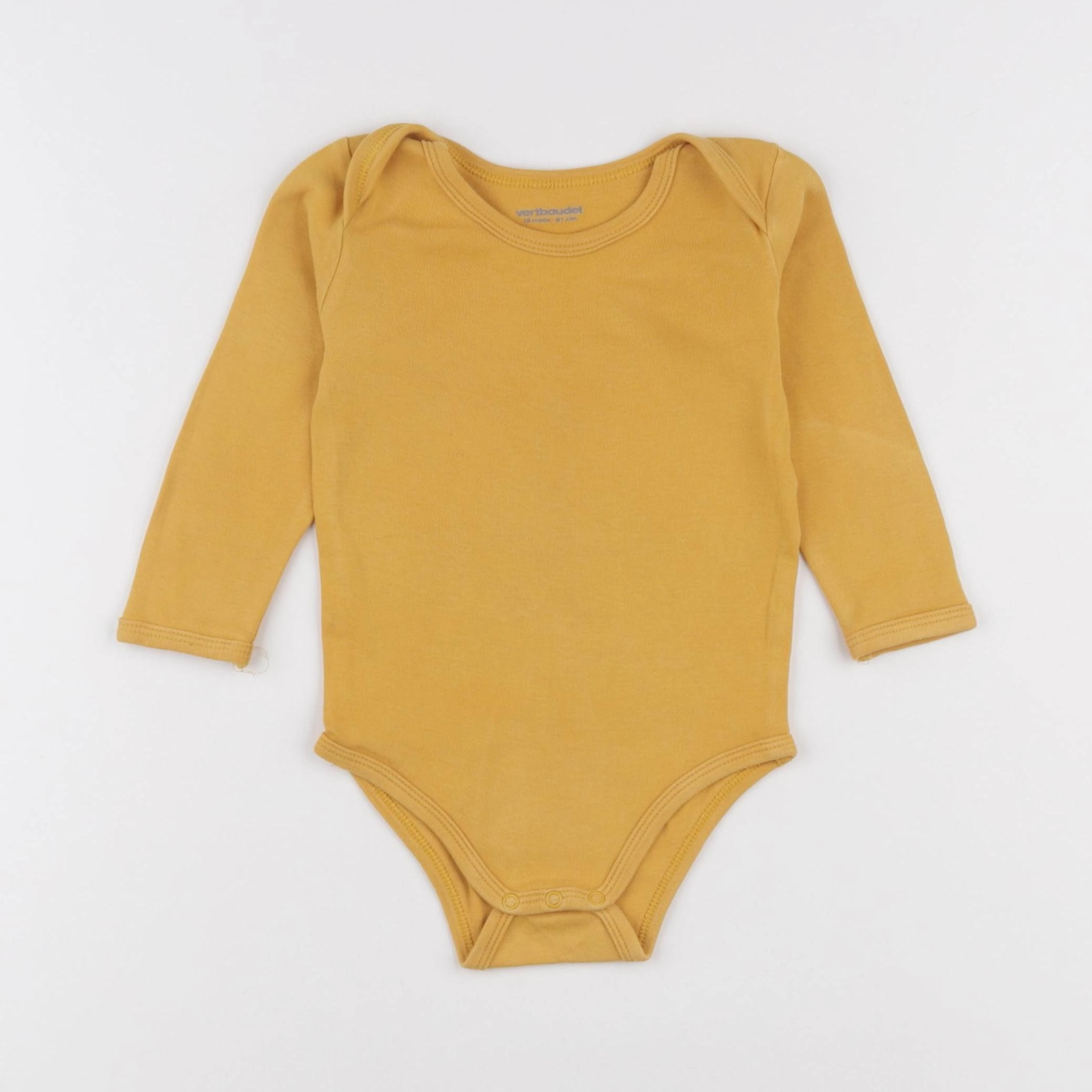 Vertbaudet - body jaune - 18 mois