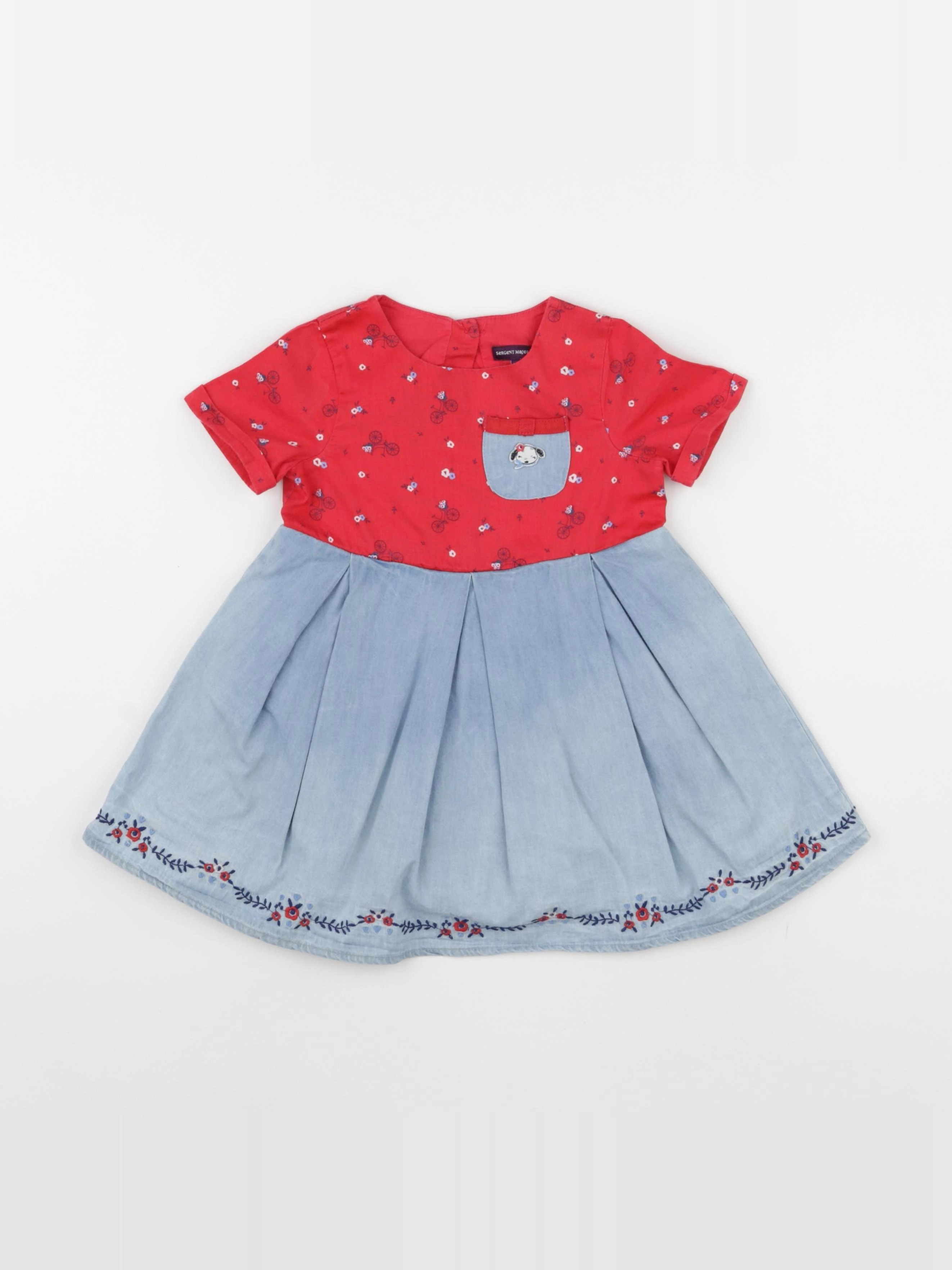 Sergent Major - robe multicolore - 18 mois