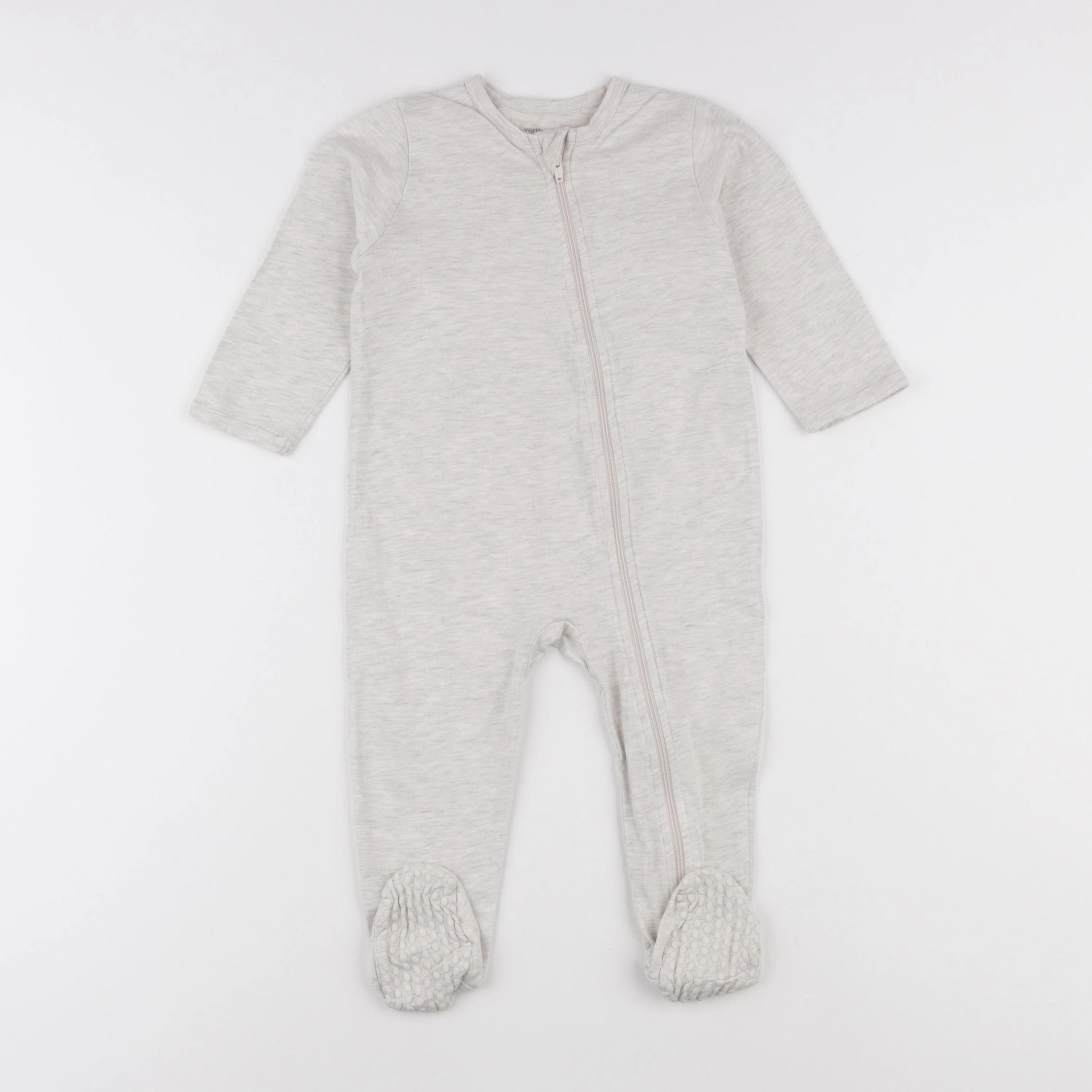 Vertbaudet - pyjama coton gris - 24 mois