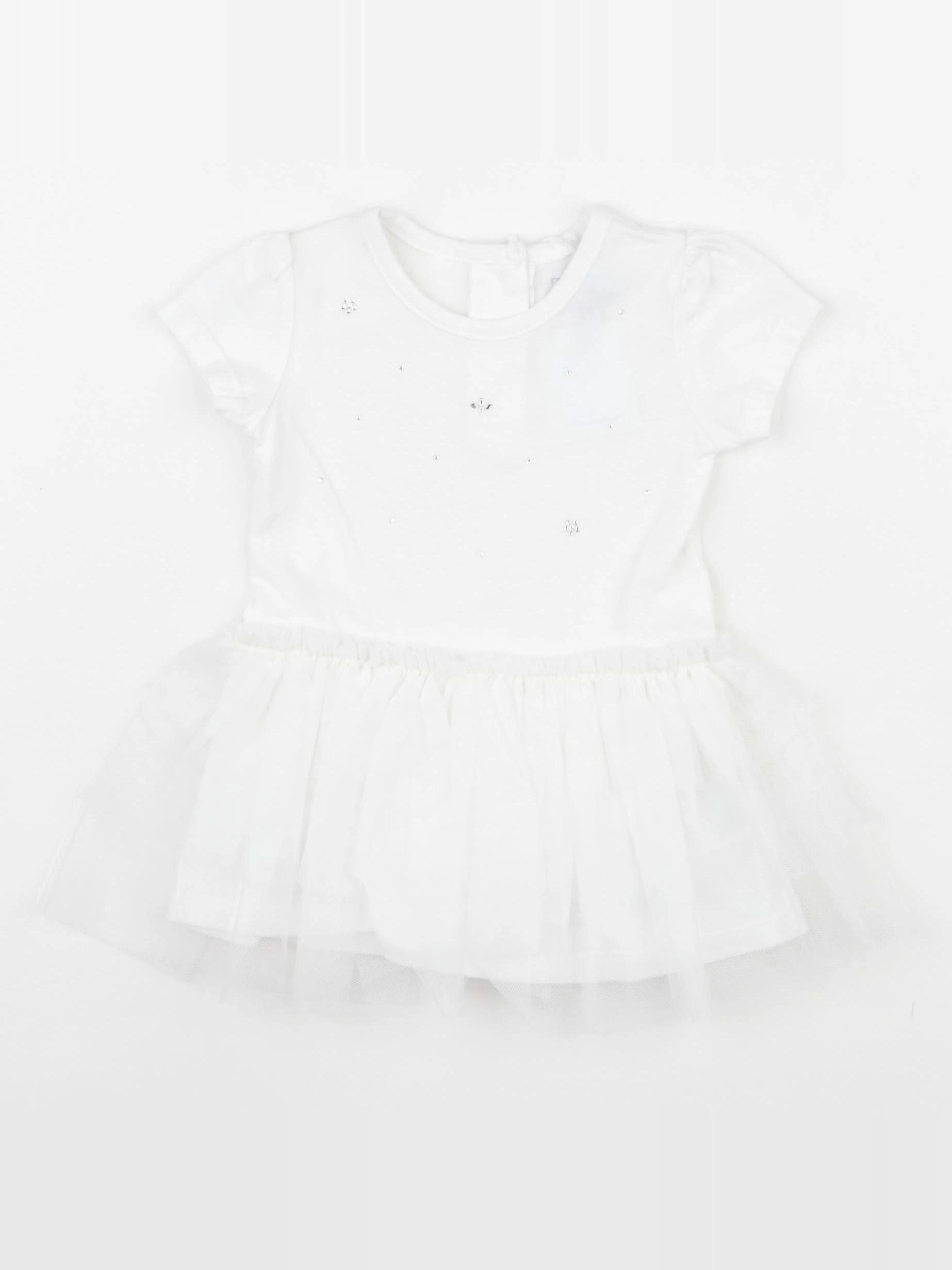 Absorba - robe blanc - 6 mois