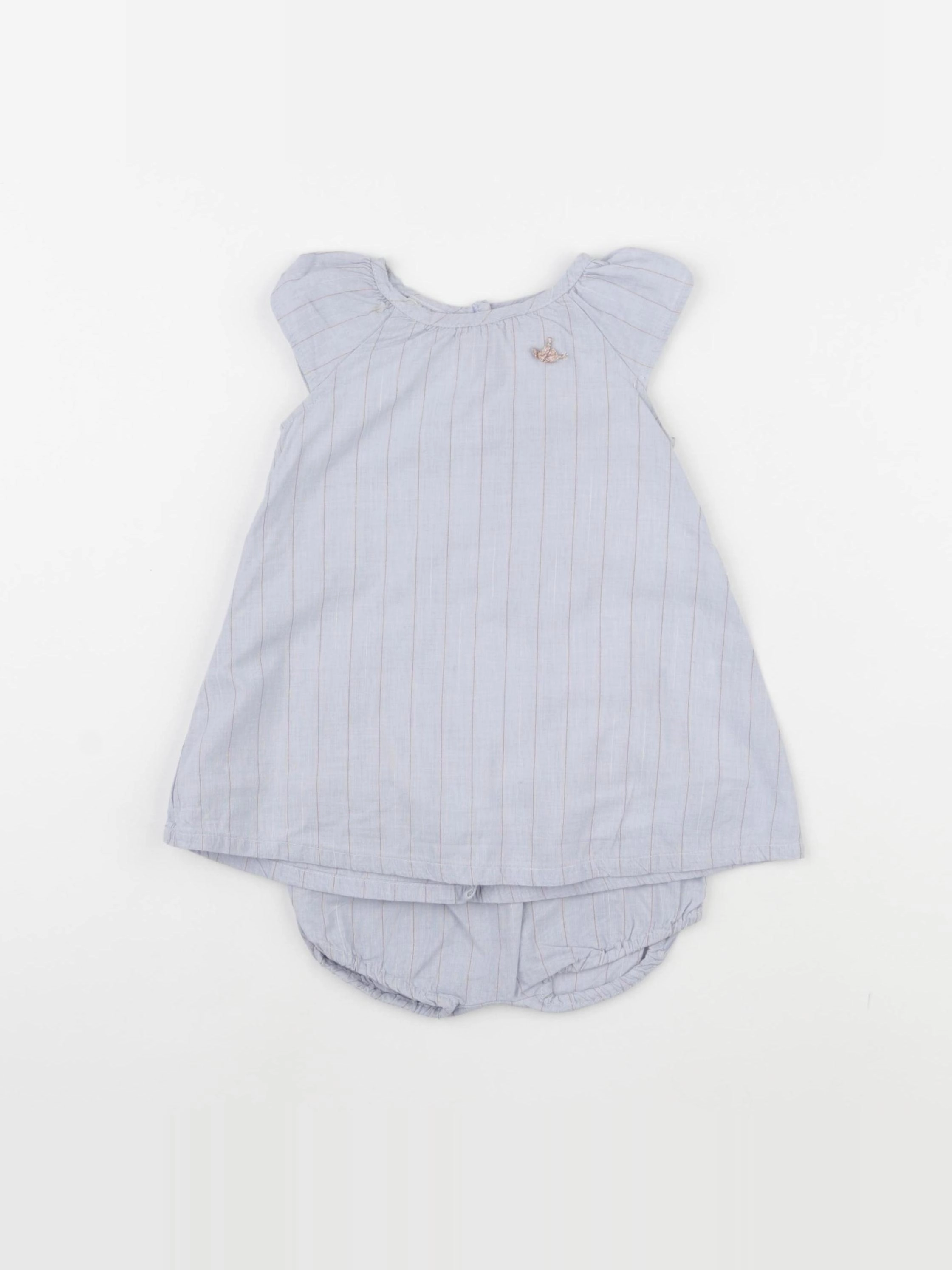 Absorba - robe bleu - 9 mois