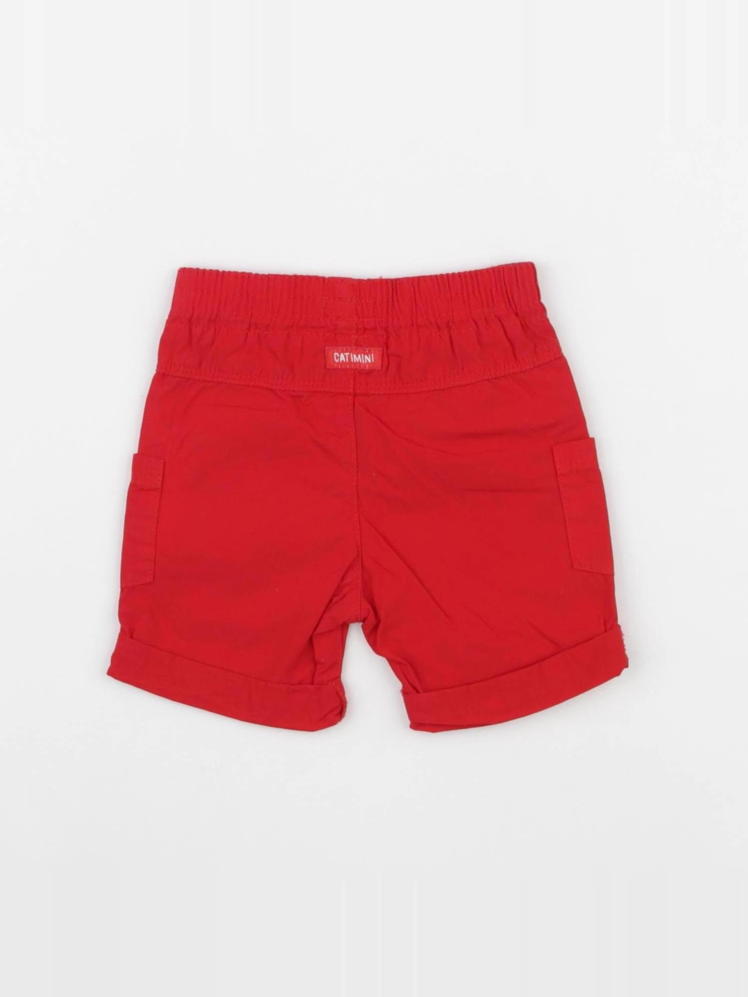 Catimini - short rouge - 3 mois