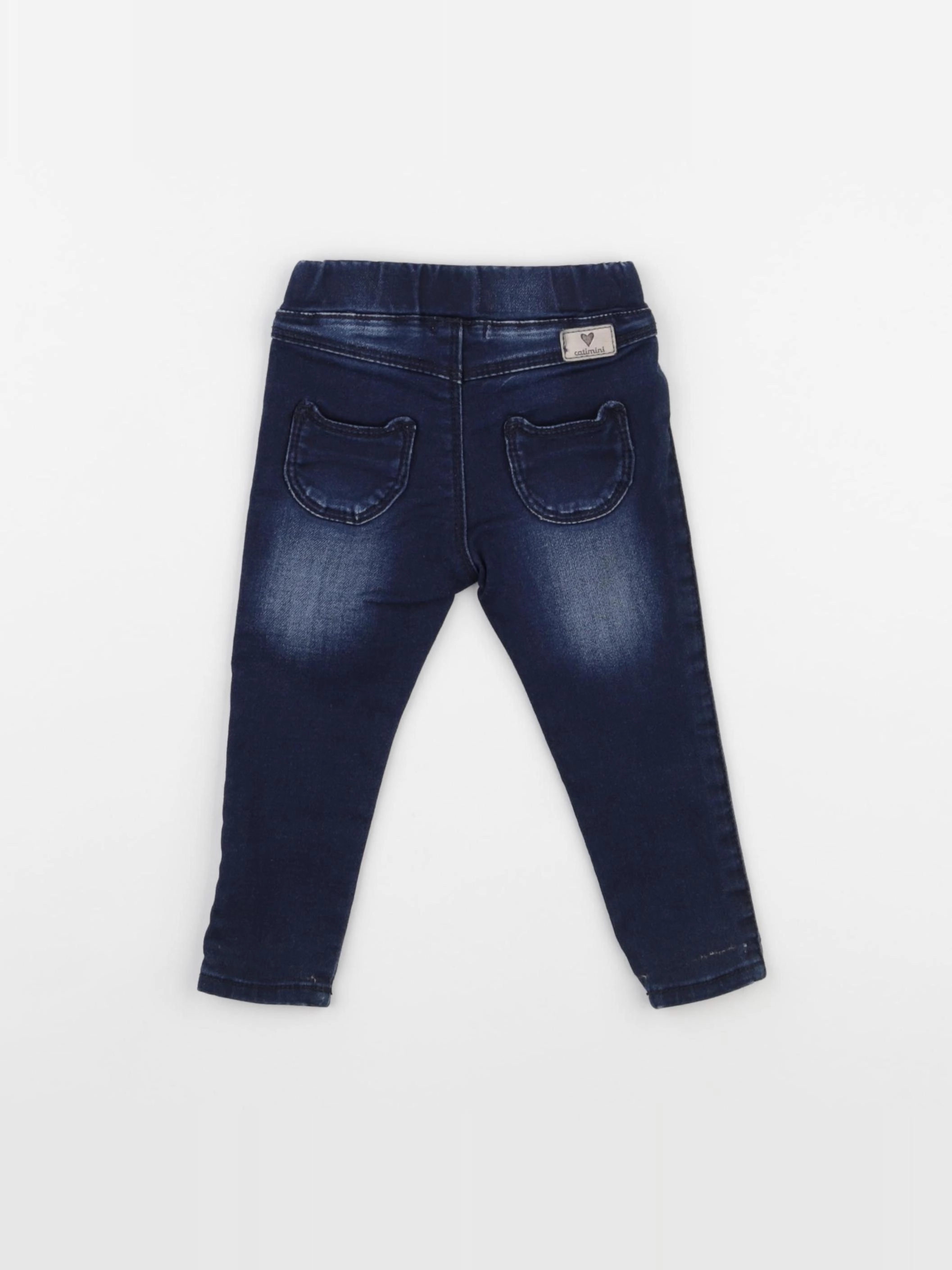 Catimini - jegging bleu - 12 mois
