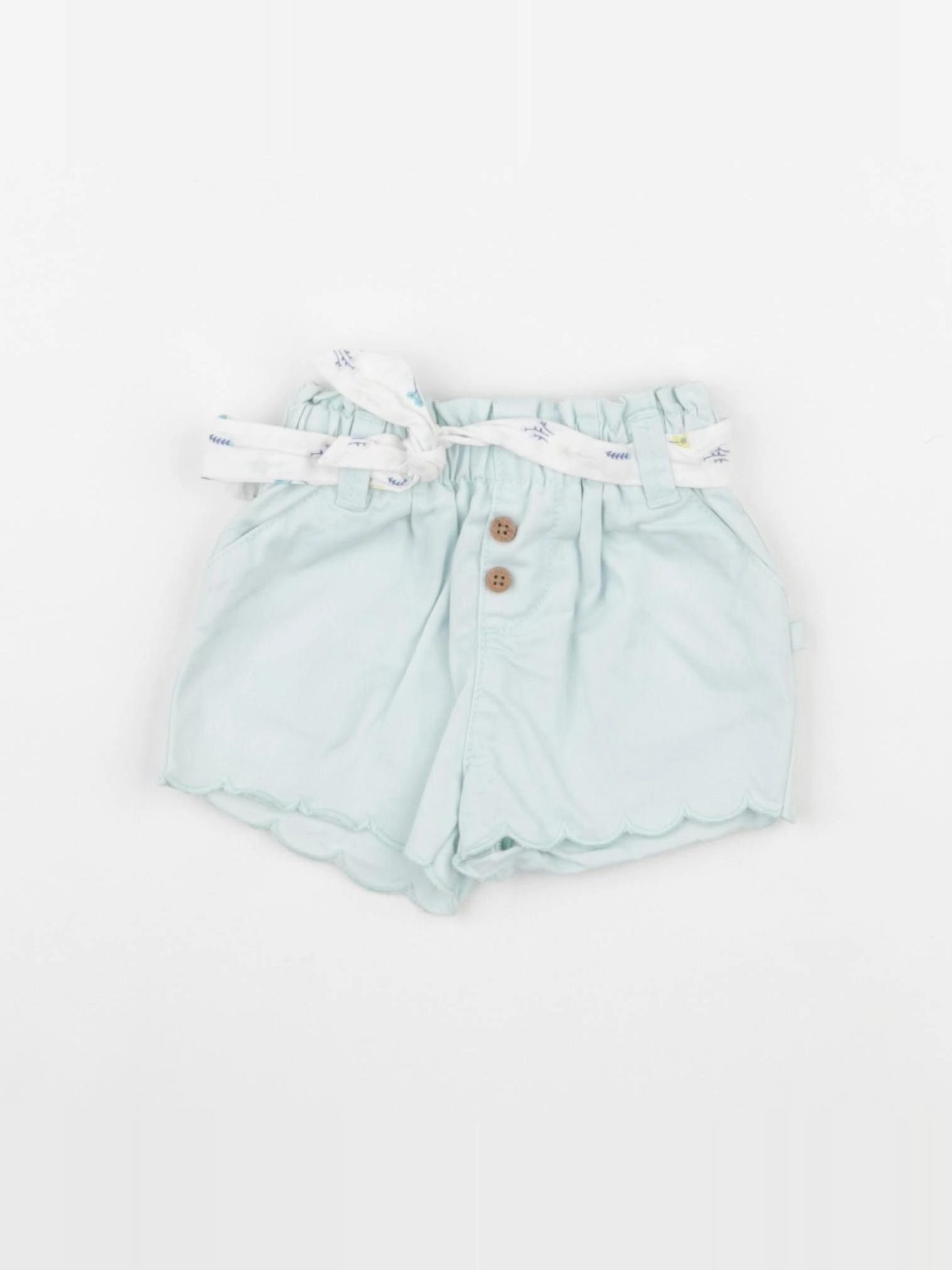 Obaïbi - short bleu - 3 mois