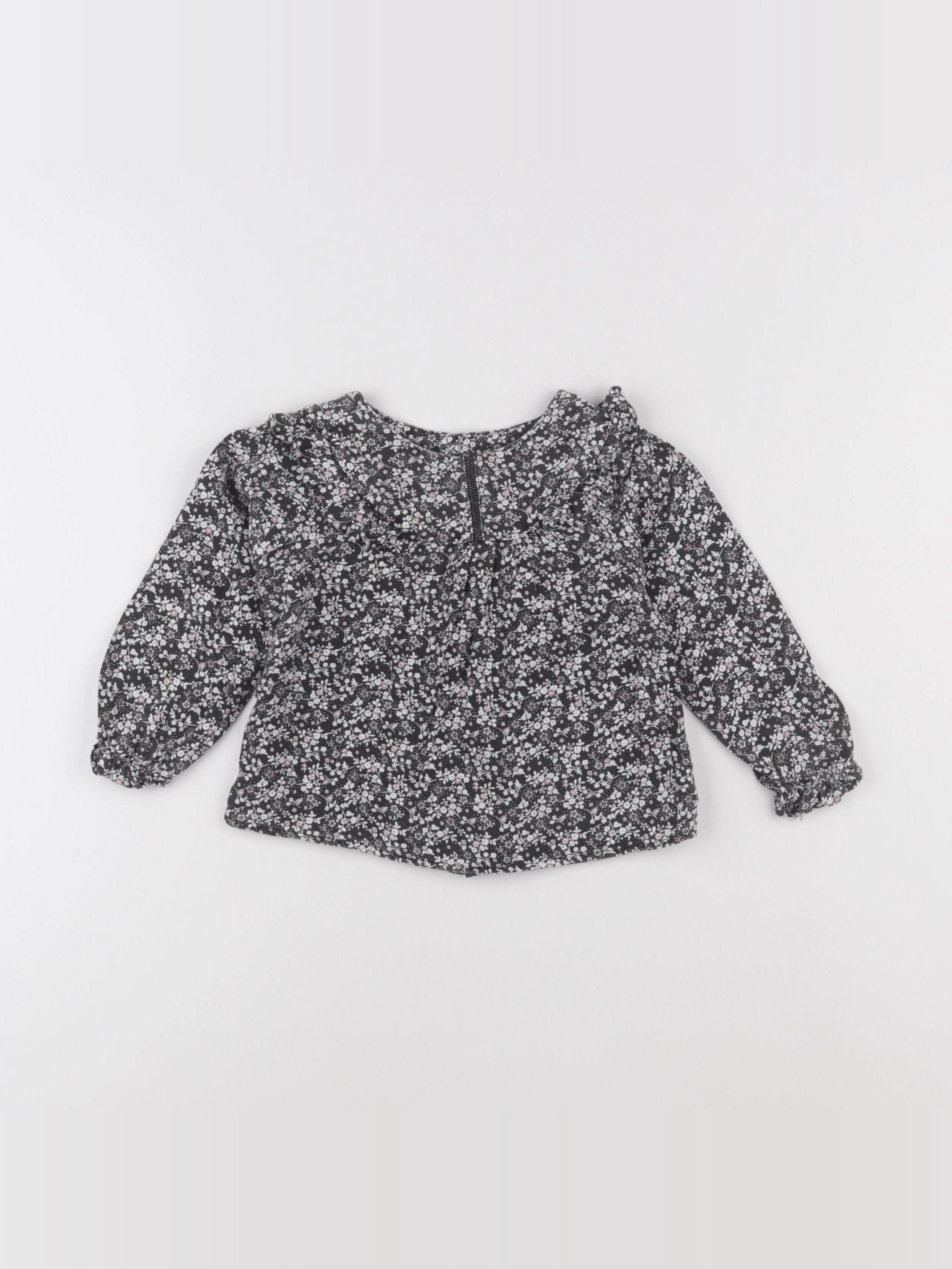 IKKS - blouse noir - 2 ans