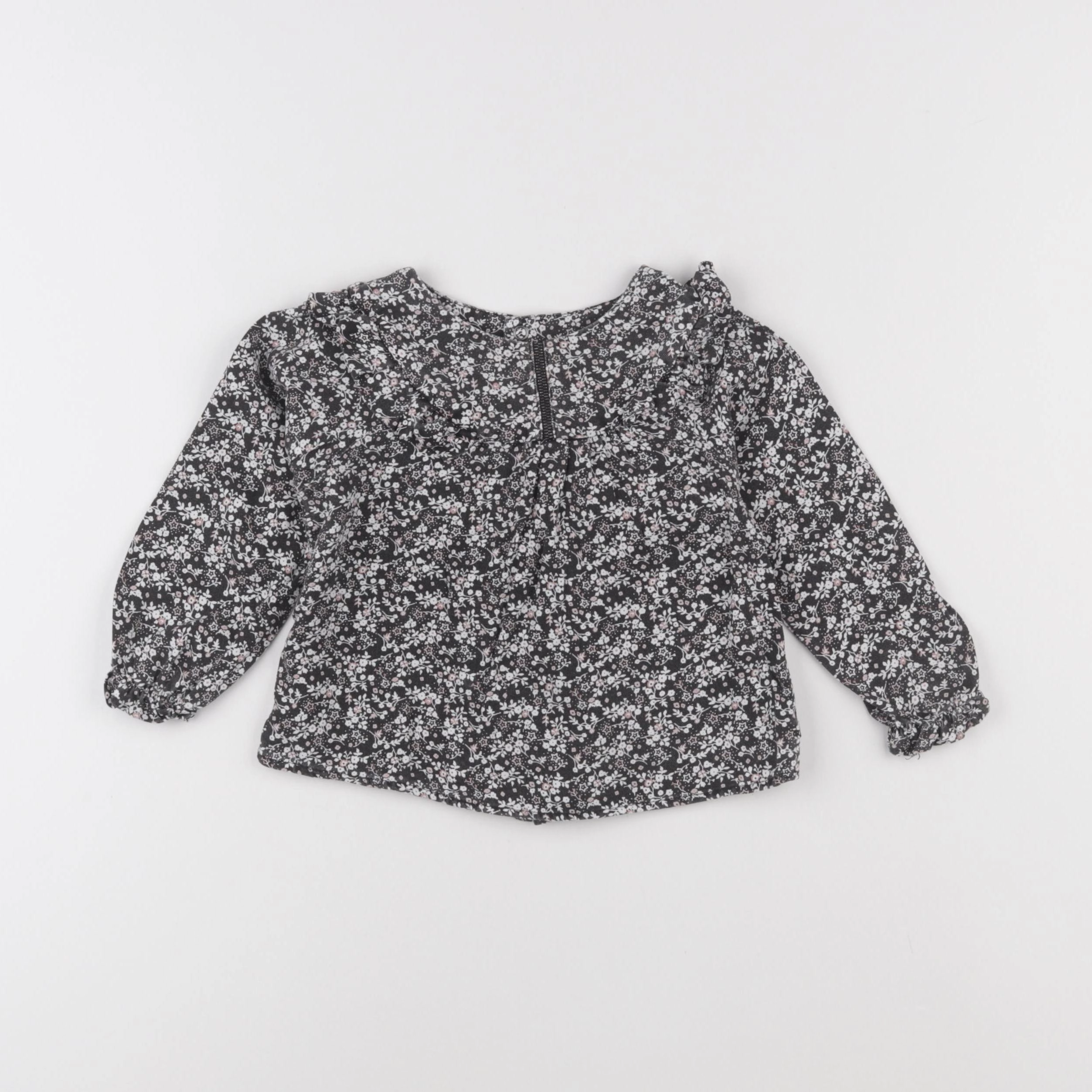 IKKS - blouse noir - 2 ans