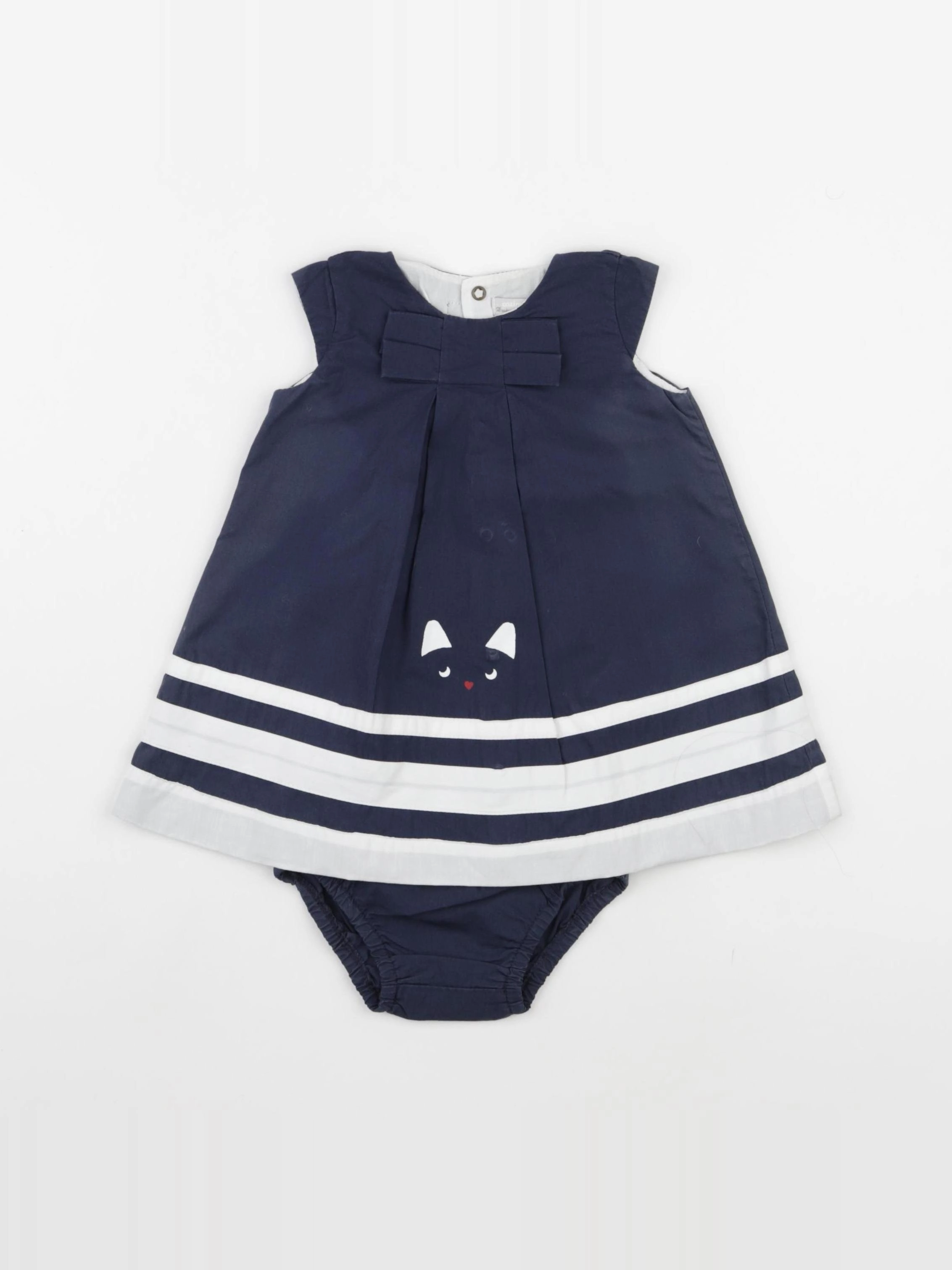 Catimini - robe bleu - 6 mois
