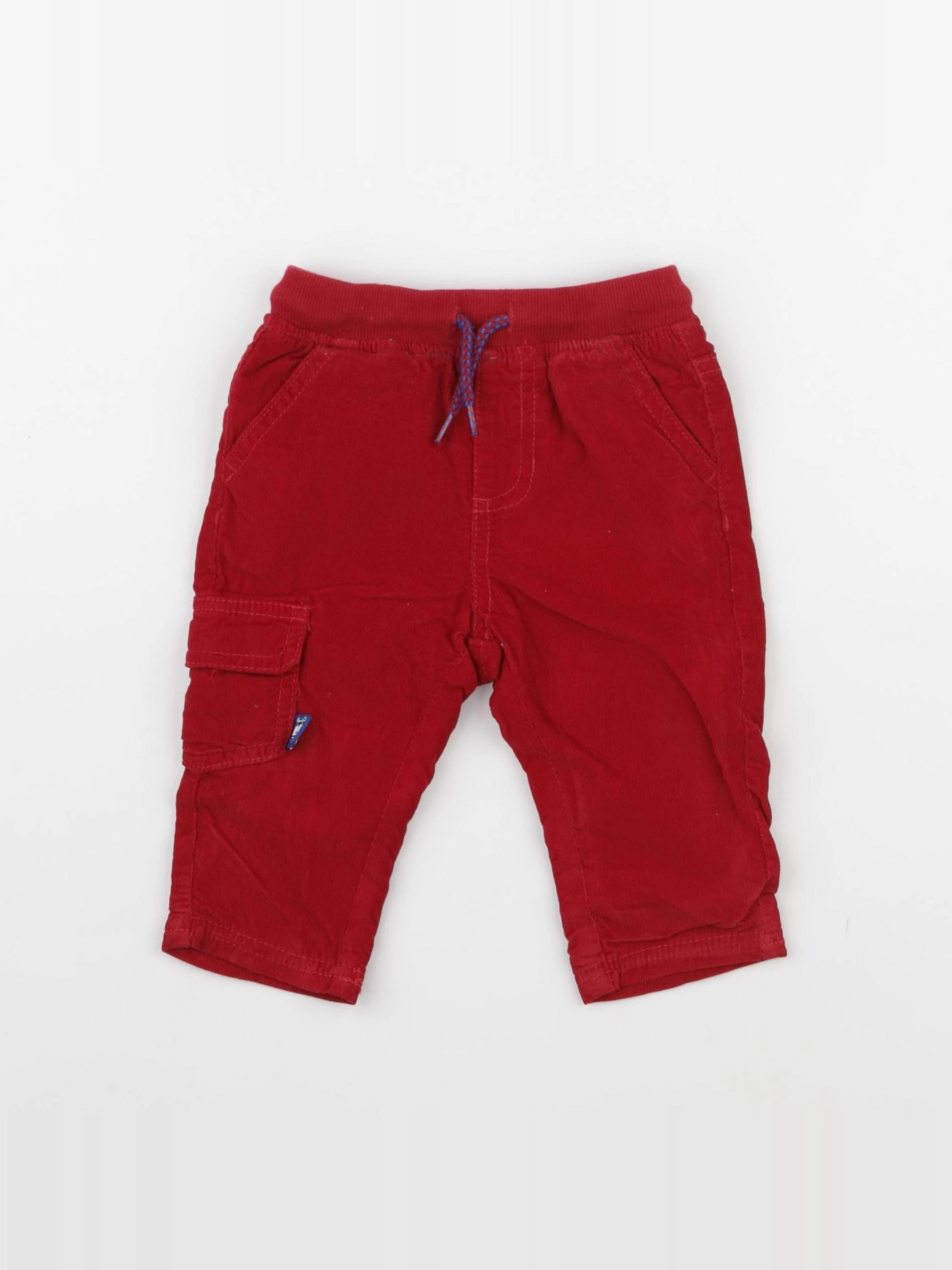 DPAM - pantalon rouge - 12 mois