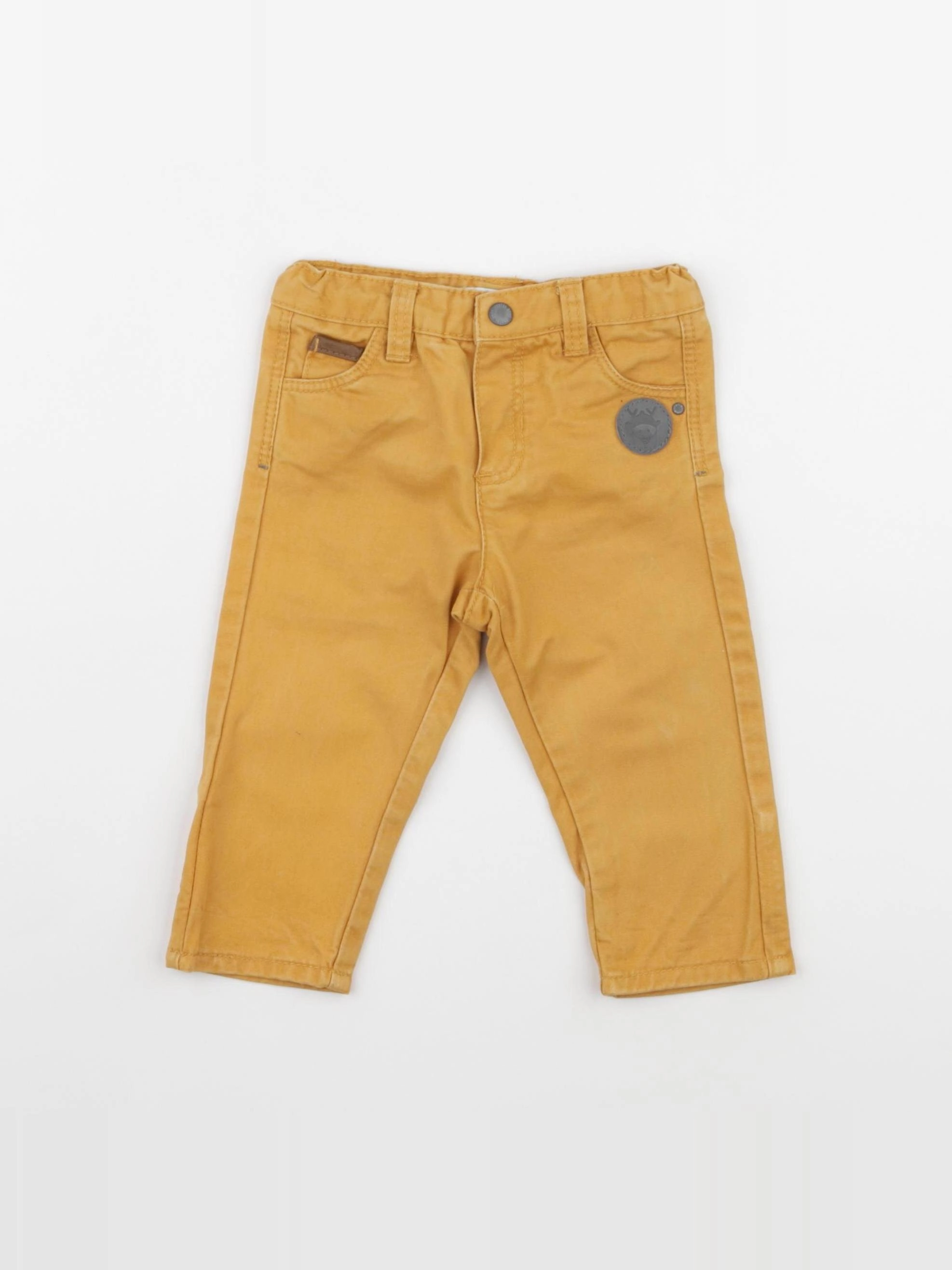 Obaïbi - pantalon jaune - 6 mois
