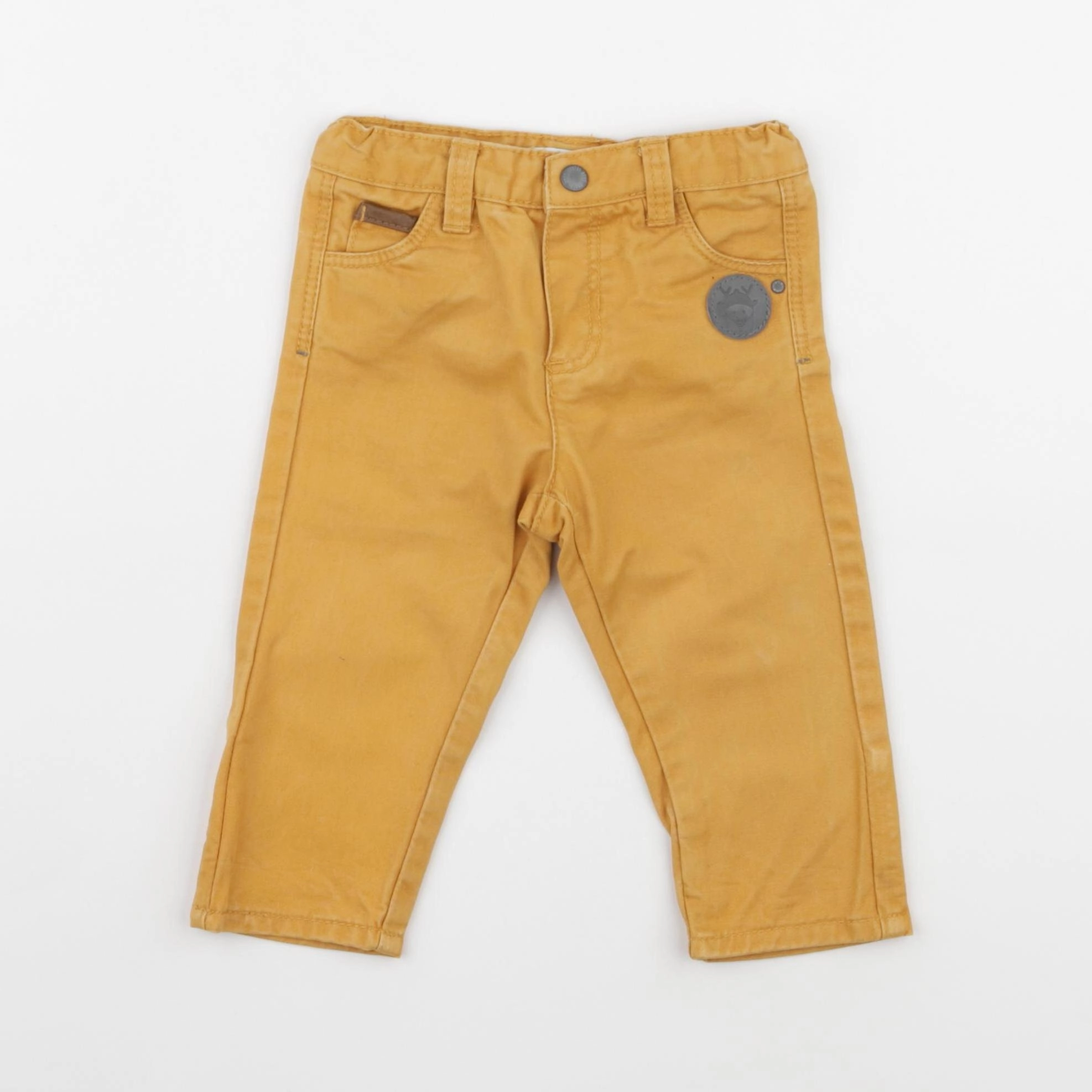 Obaïbi - pantalon jaune - 6 mois