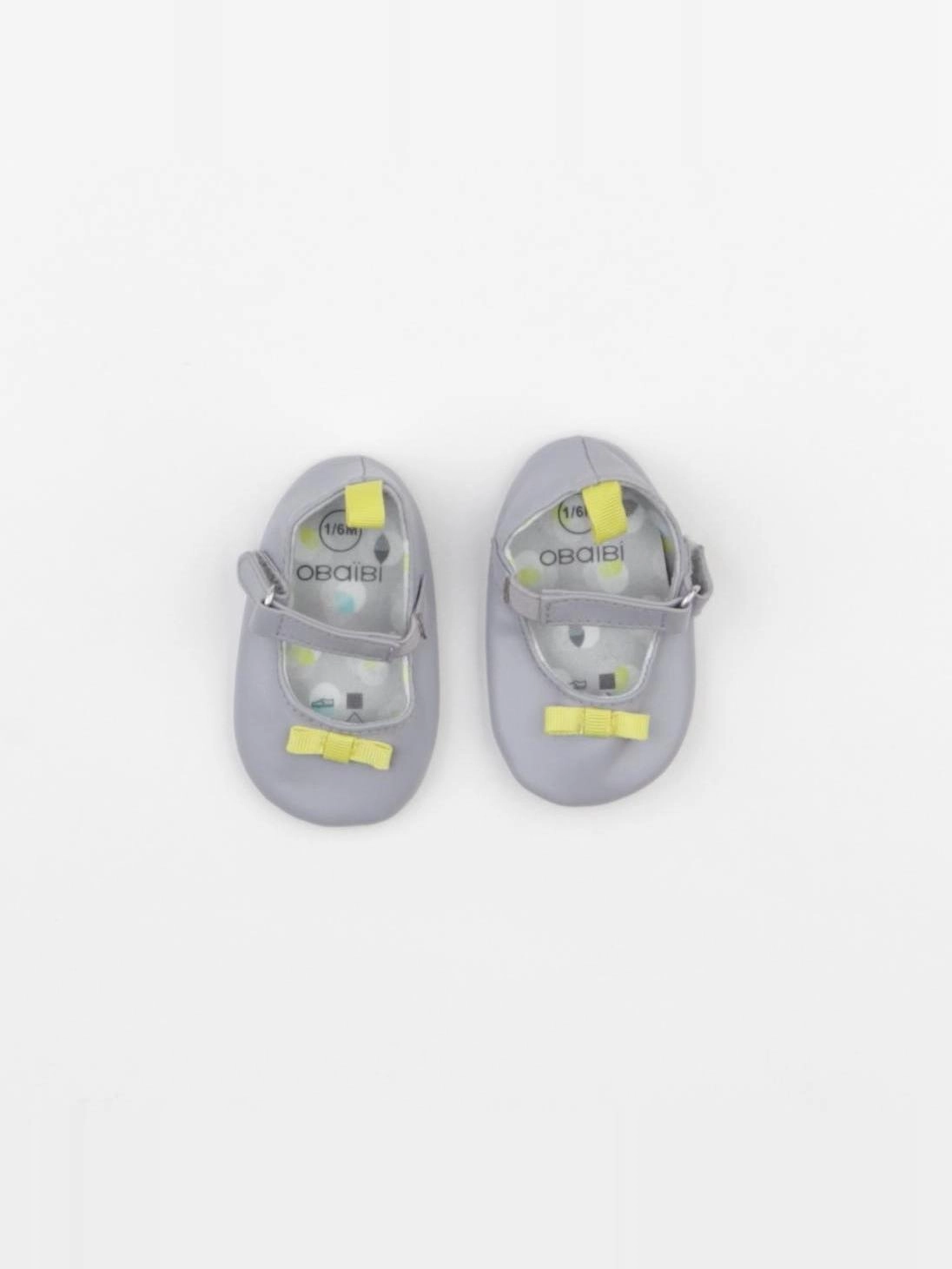 Obaïbi - chaussons gris - pointure 16/17