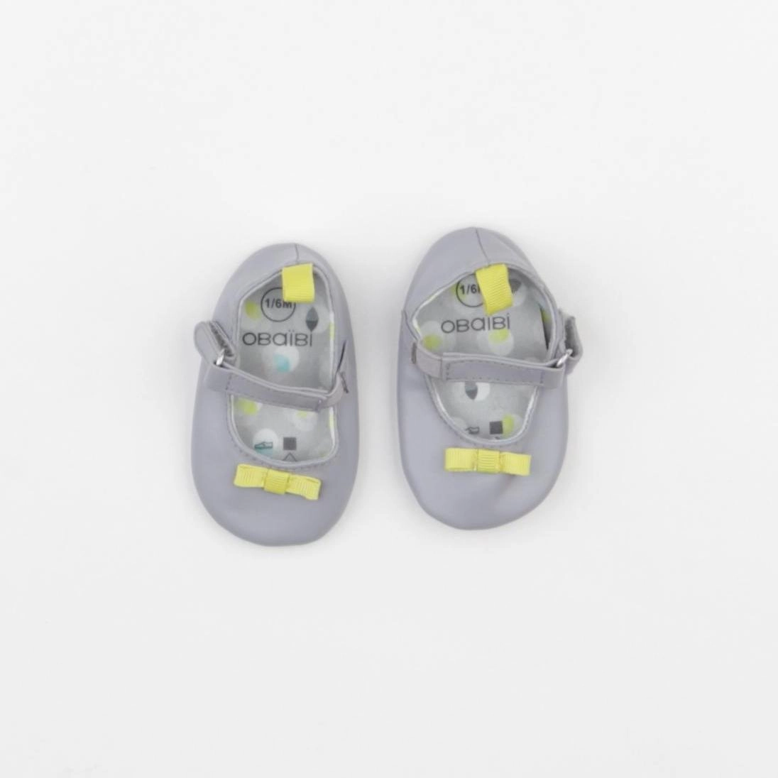 Obaïbi - chaussons gris - pointure 16/17