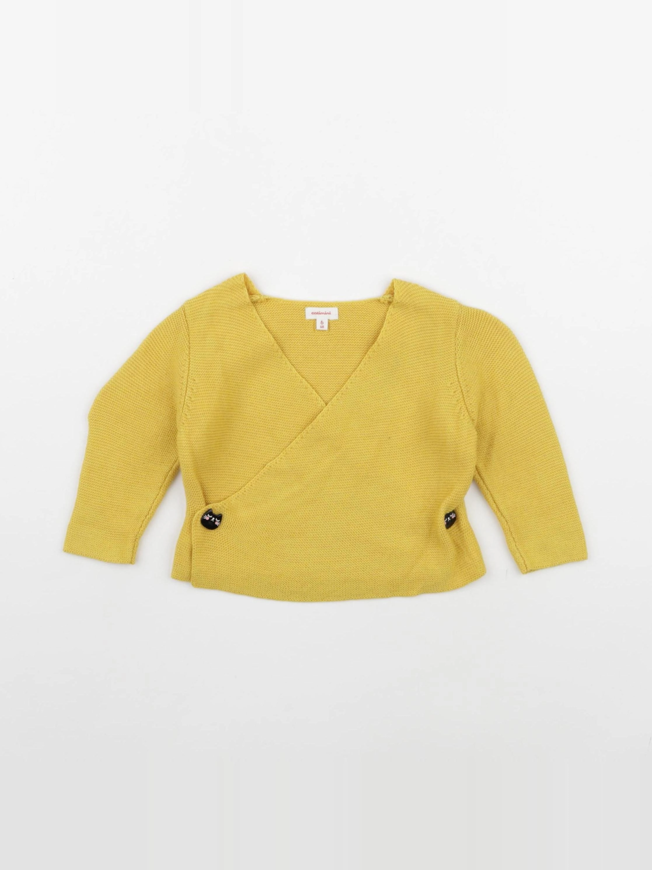 Catimini - gilet jaune - 6 mois