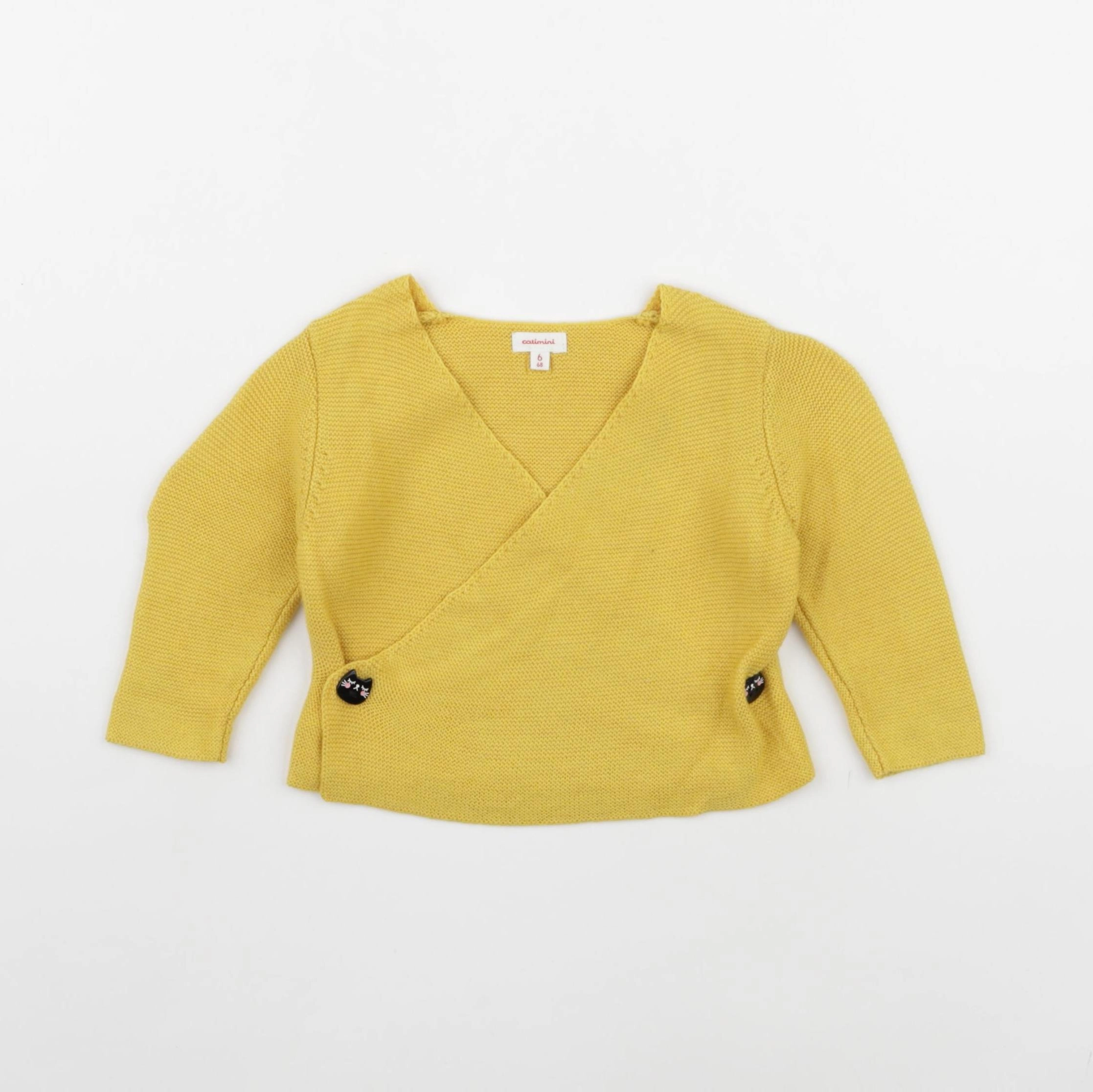 Catimini - gilet jaune - 6 mois