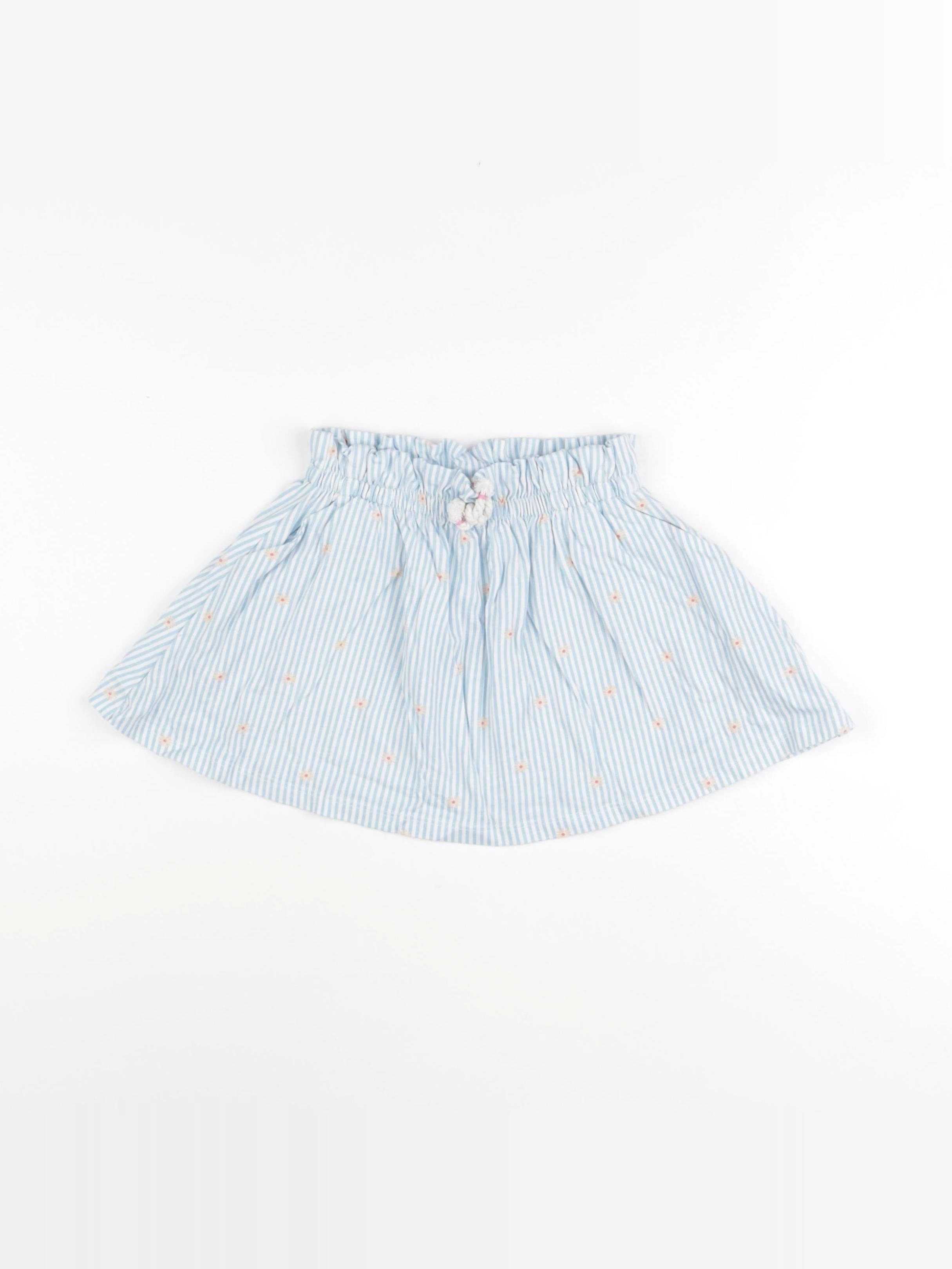 Vertbaudet - jupe bleu - 3 ans
