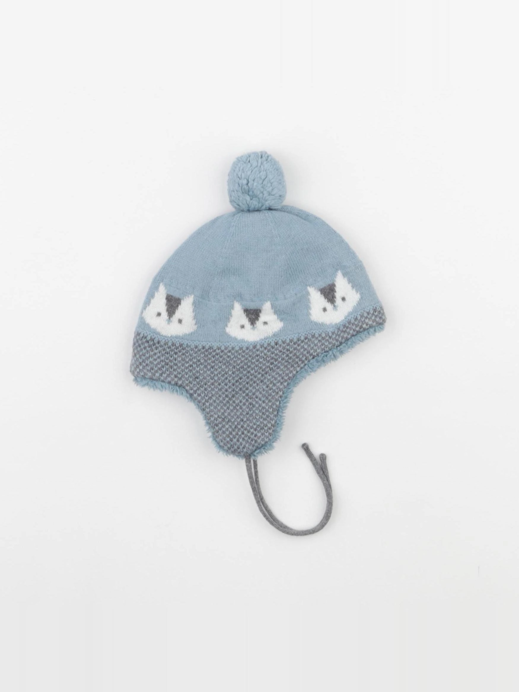Obaïbi - bonnet bleu - 3 mois